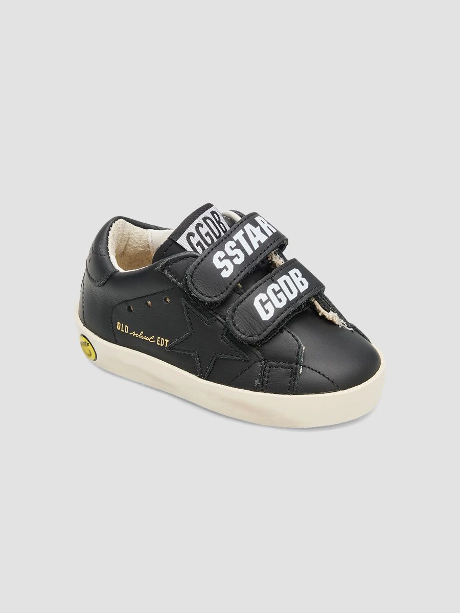 Golden Goose Unisex Baby's & Little Kid's Old School Leather Sneakers - Black - Size 3.5 (Baby)