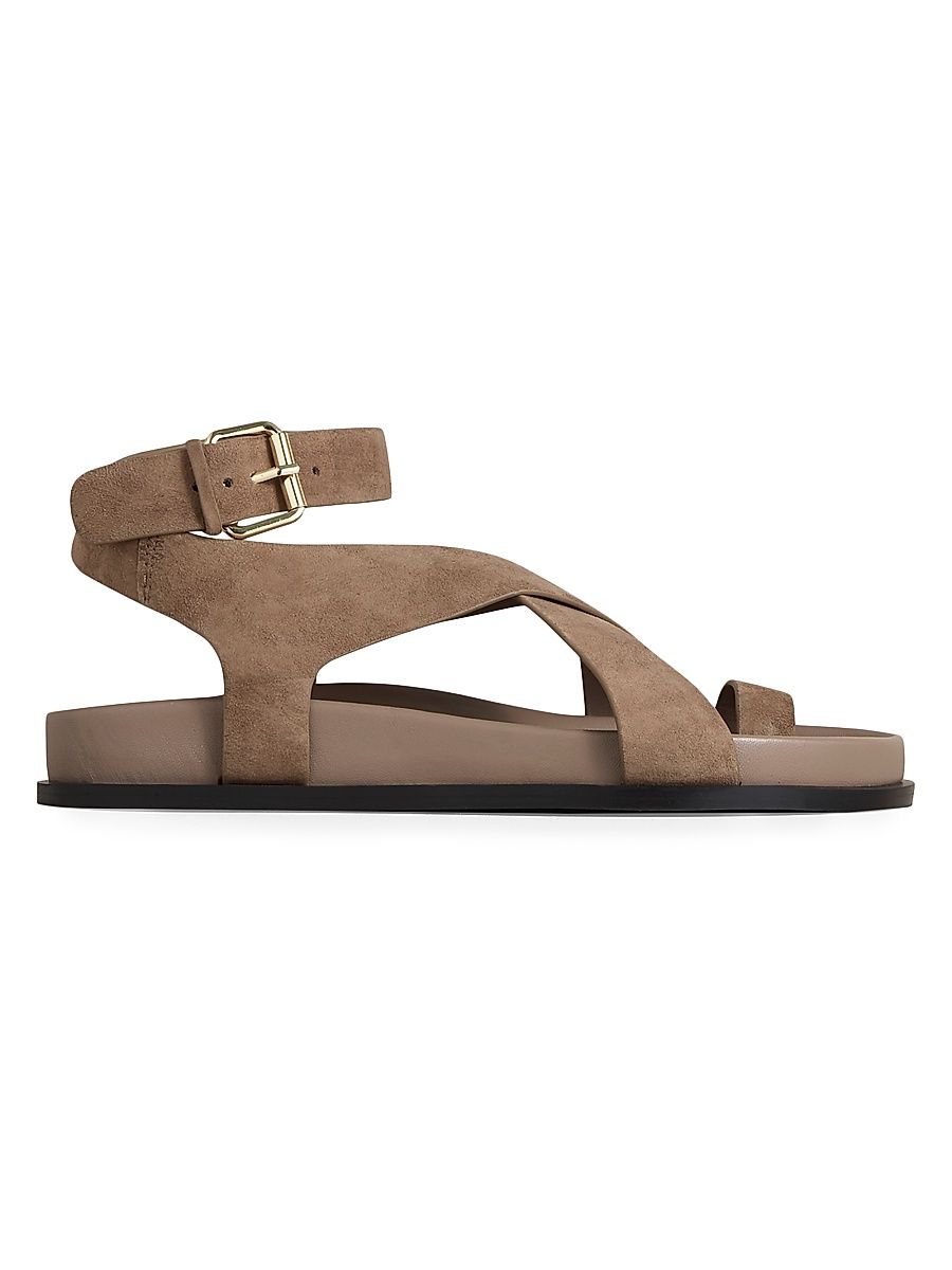 Women's Jalen Suede Sandals - Caribou Suede - Size 10