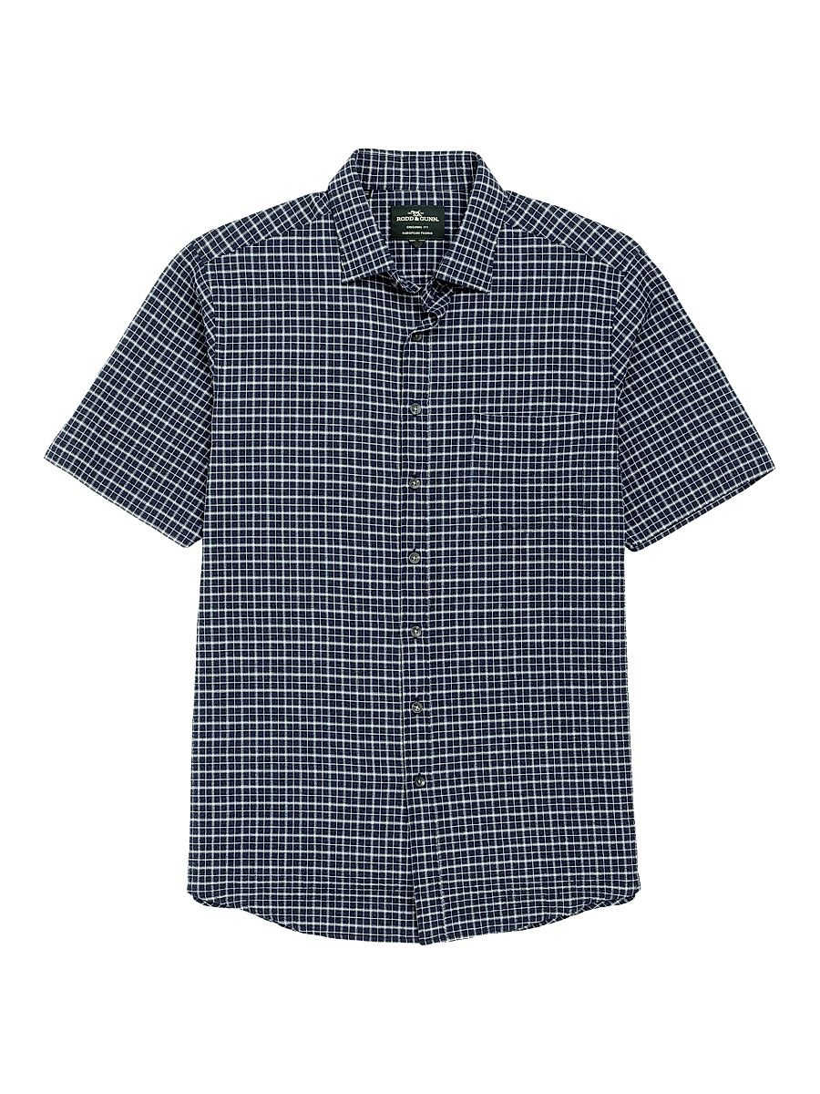 Men's Gowenbridge Seersucker Shirt - Navy - Size Small