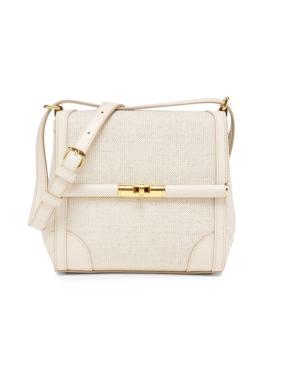 Women's Italian Tailoring Marlene Cotton Crossbody Bag - Avorio