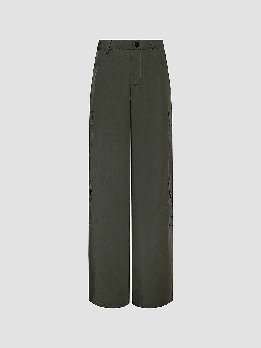 Women's Isolde Cargo Pants - Ash Olive - Size XL