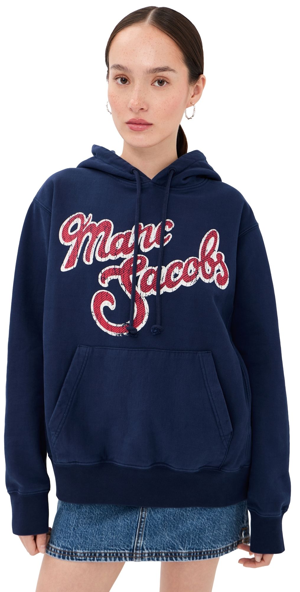 Marc Jacobs Marc Logo Hoodie Navy Multi M