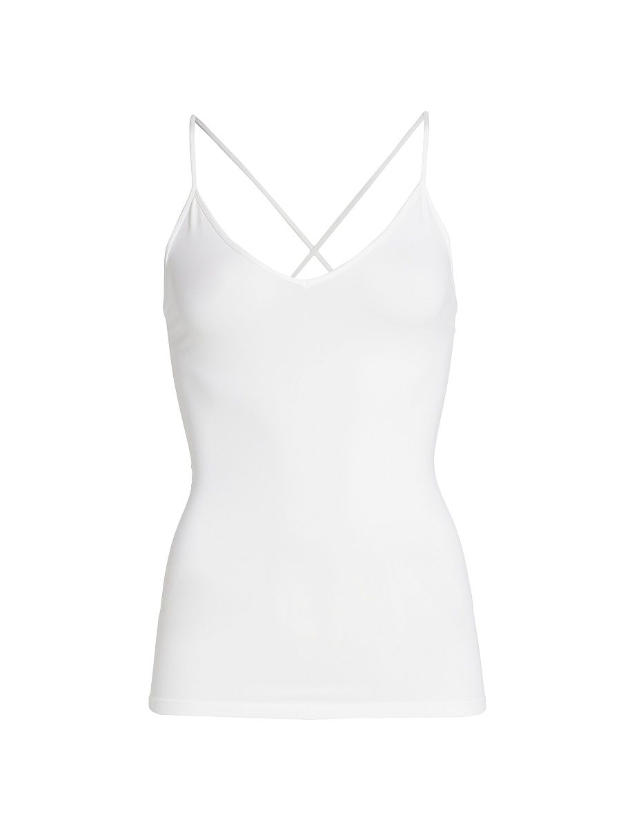 Women's Jade Tubular Tank - White