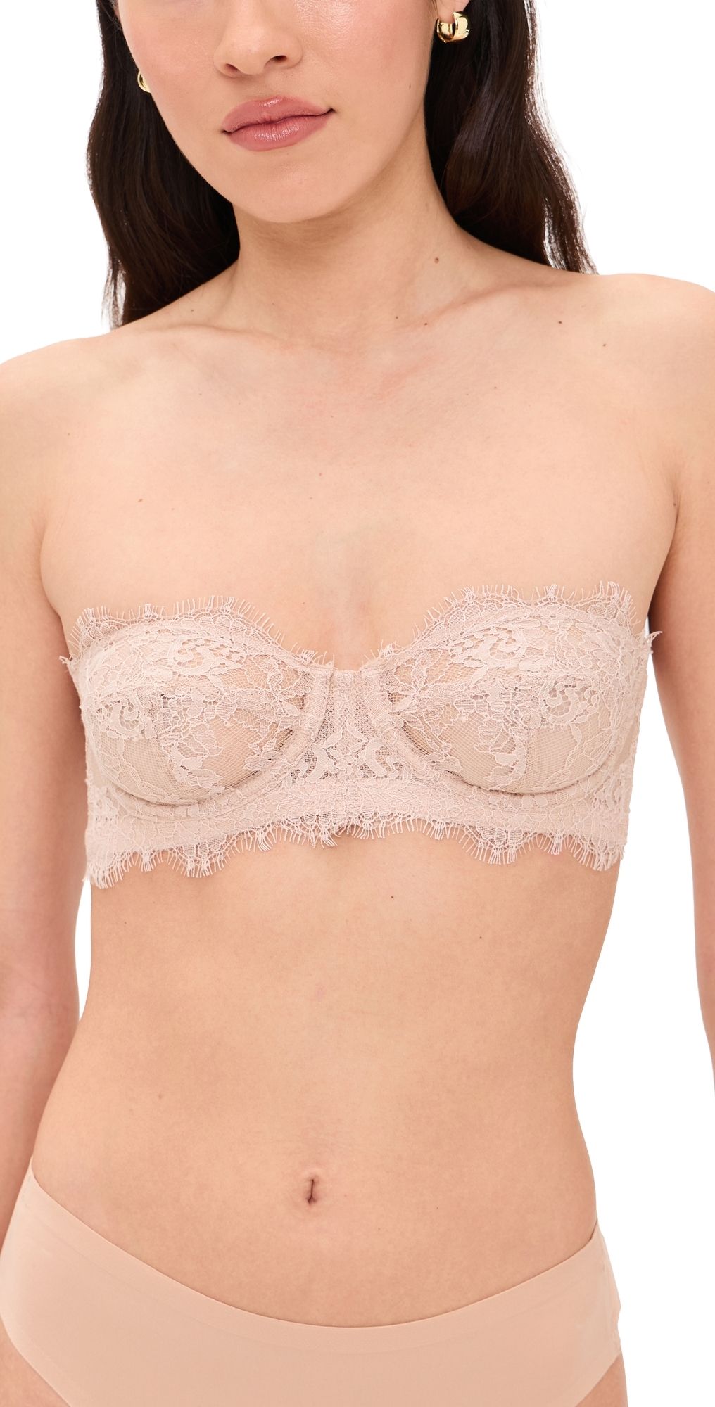 Skarlett Blue Entice Strapless Multi-Way Underwire Bra Cashmere 34A