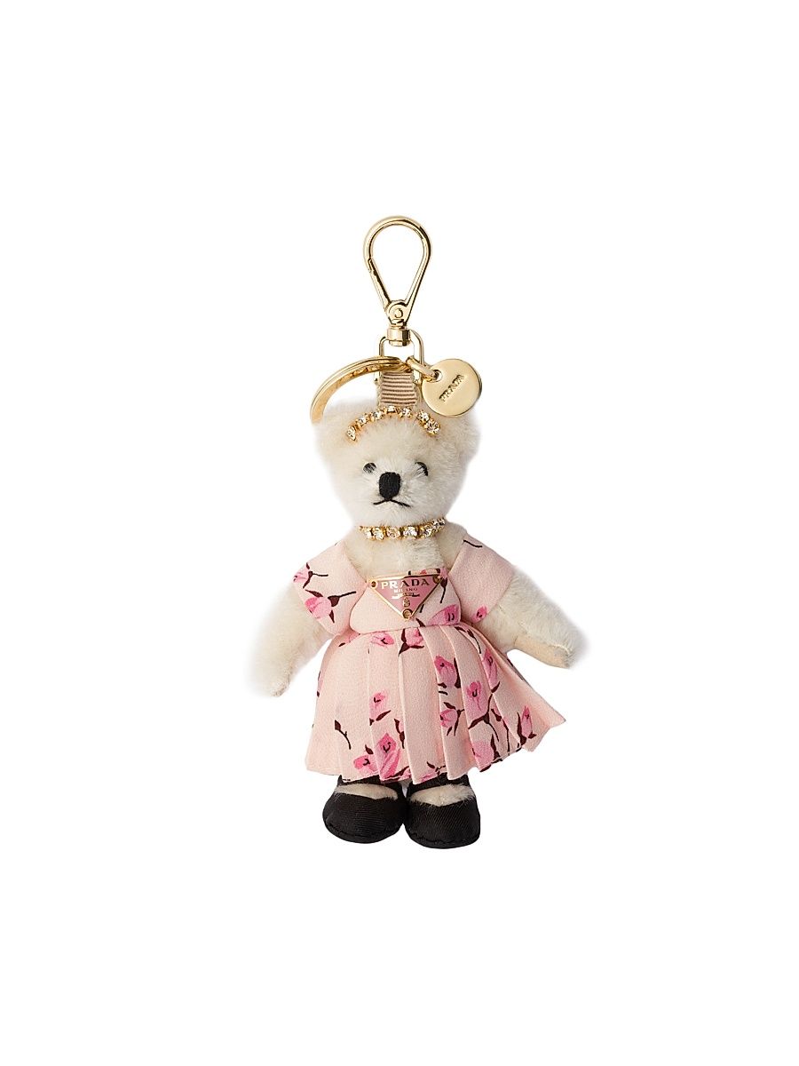 Women's Bear Trick Keychain - White