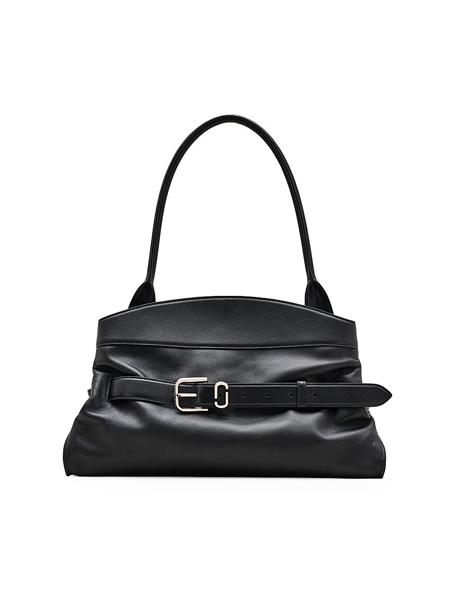 Women's Dakota Leather Satchel - Black