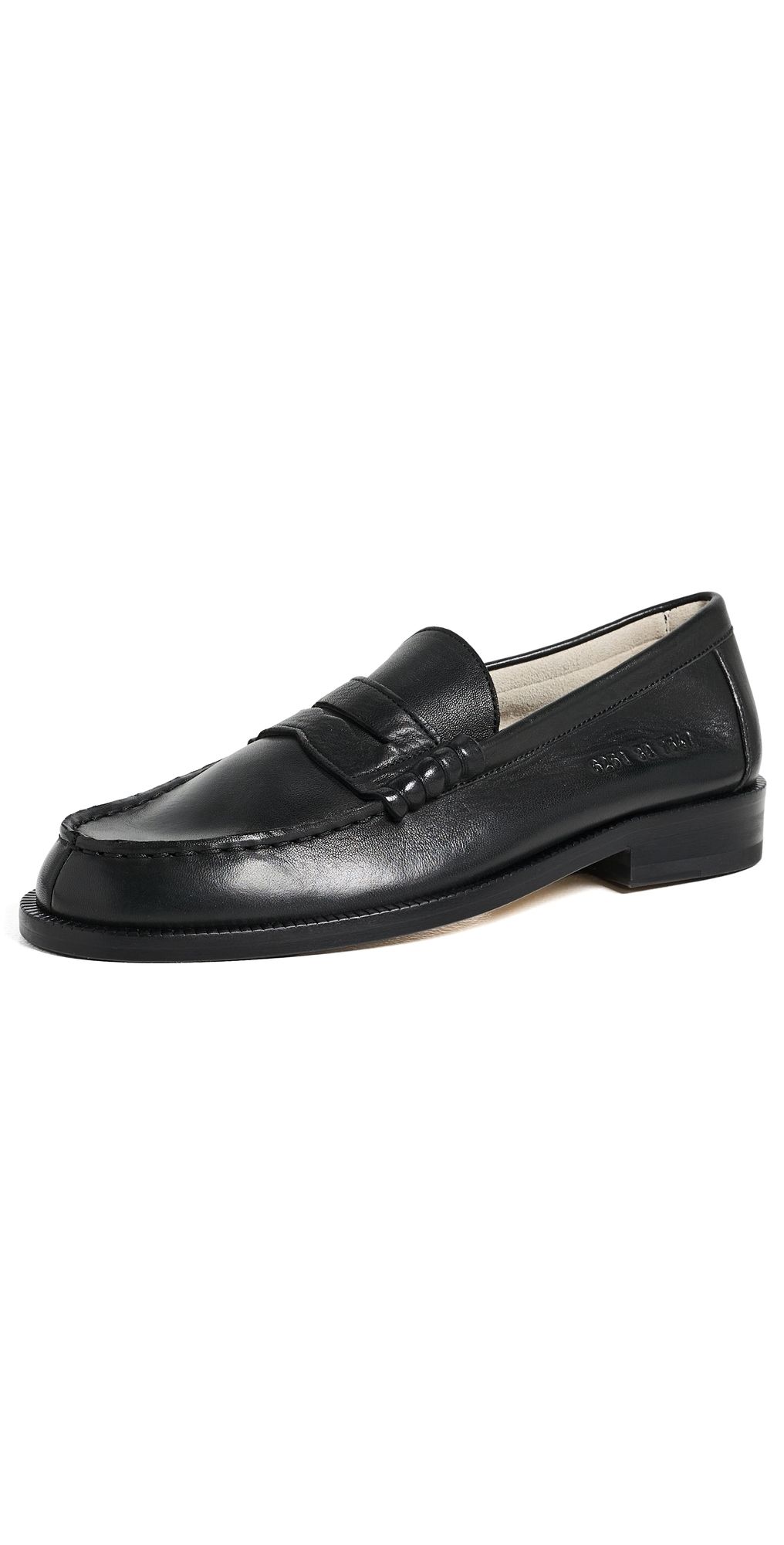 Common Projects Leather Loafers Black 36