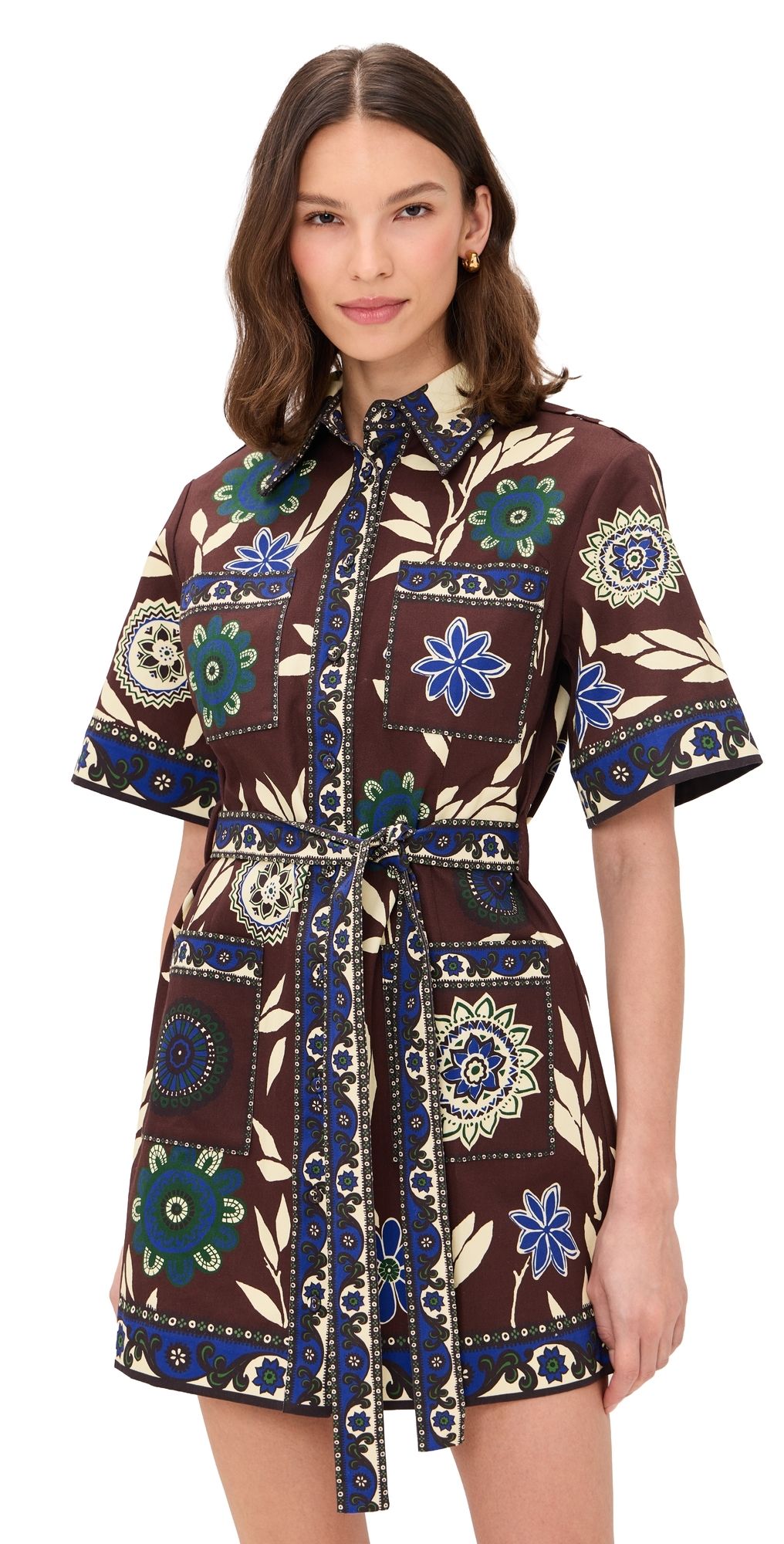 ALÉMAIS Jasper Mini Dress Chocolate 8