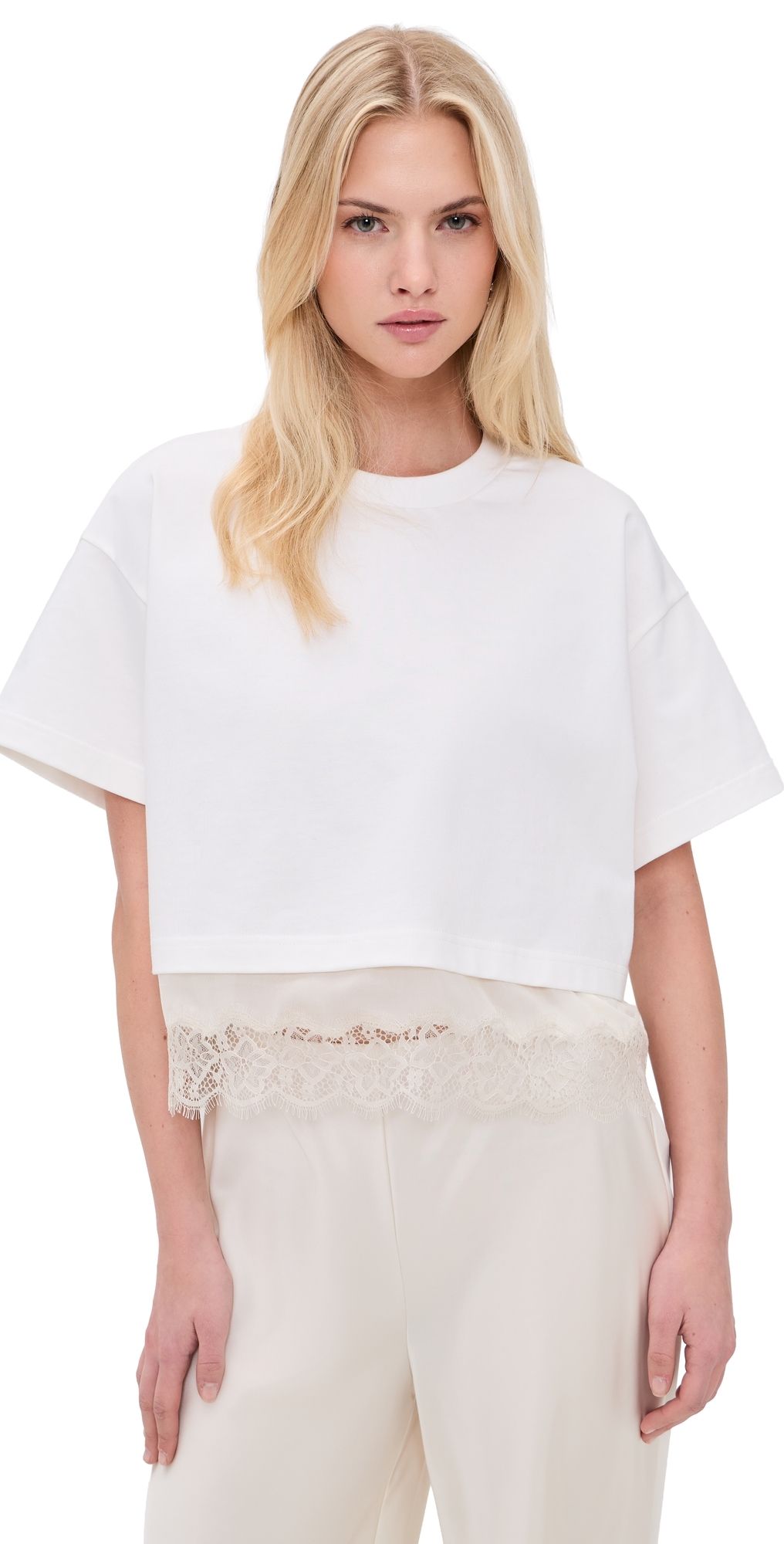 STAUD Grier Top Ivory M