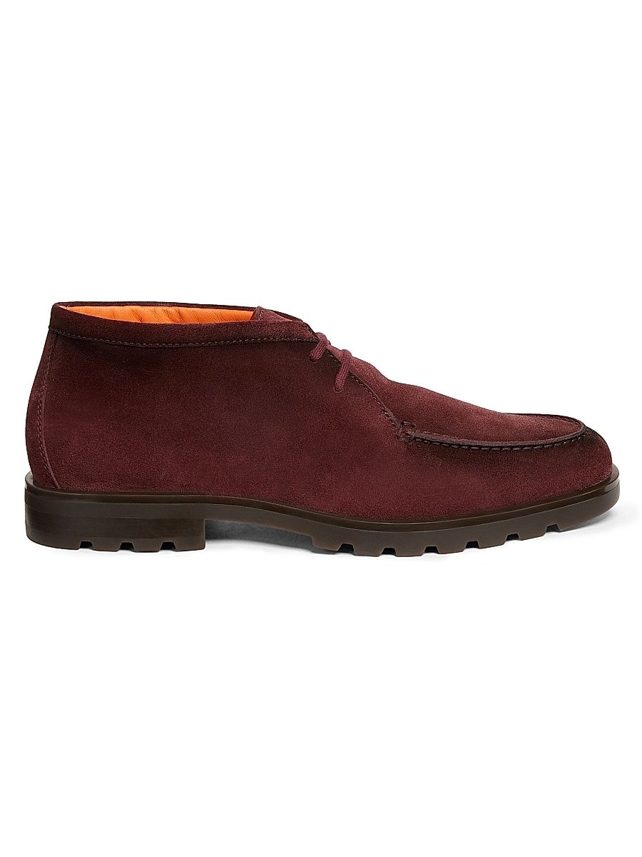Men's Rock Suede Chukka Boots - Burgundy - Size 13