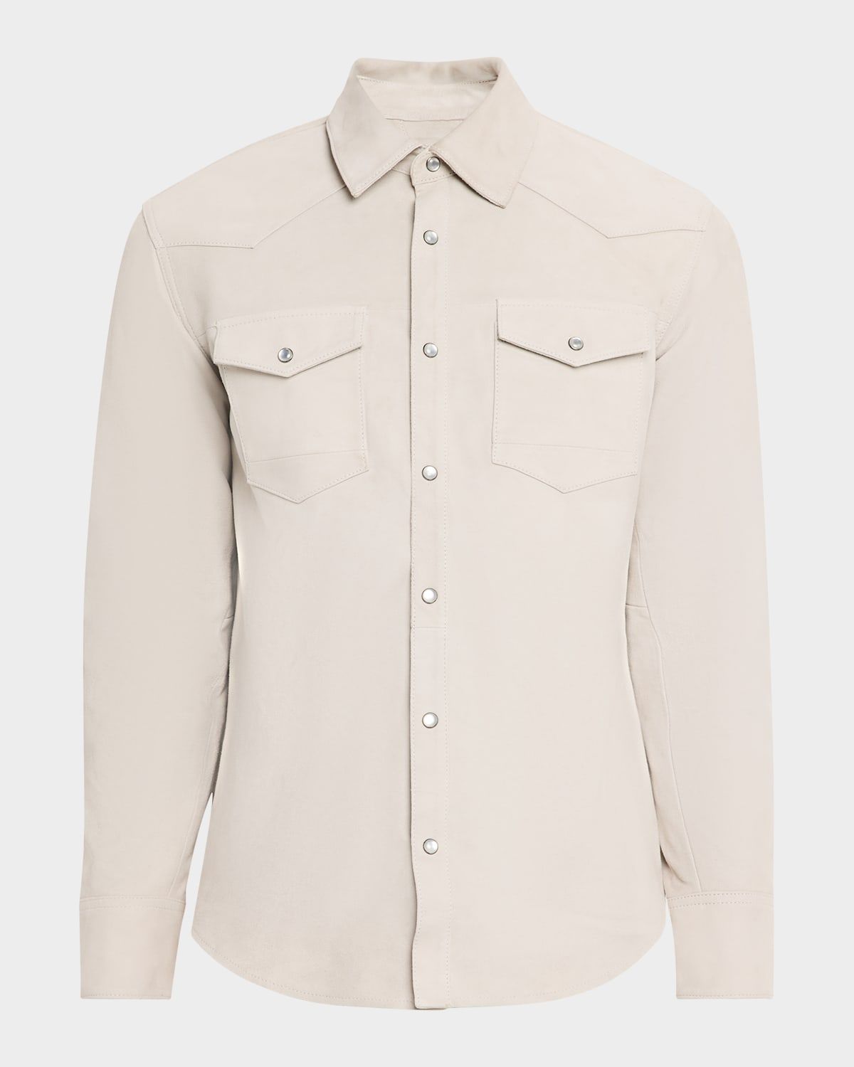 Men & apos;s Marstow Suede Snap-Front Western Shirt
