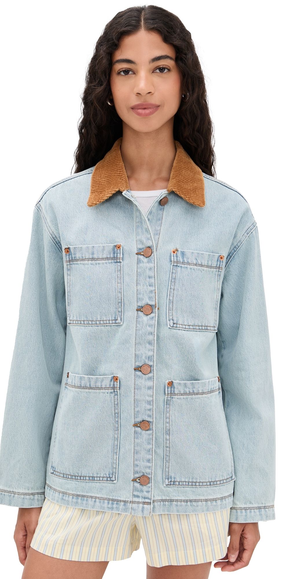 BLANKNYC Crack of Dawn Jacket Light Indigo S