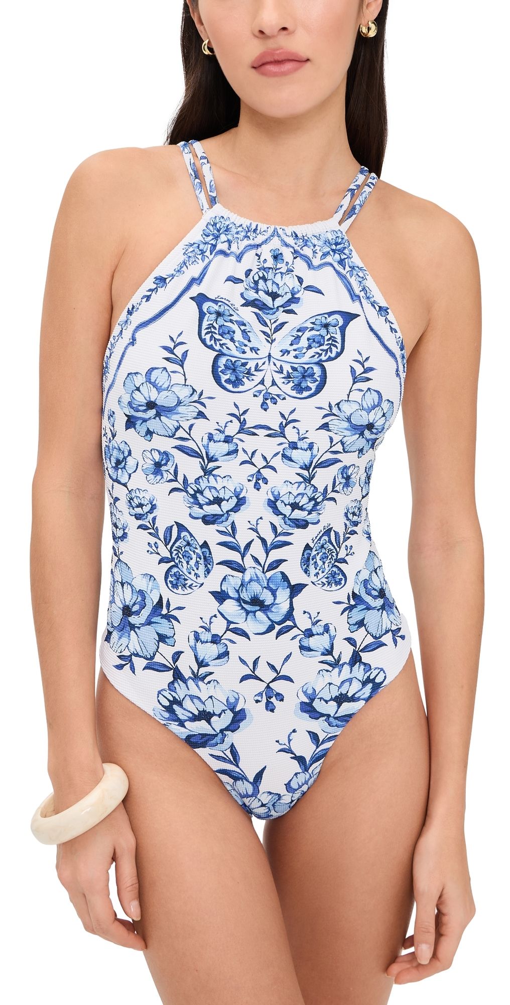 FARM Rio Porcelain Garden One Piece Porcelain Garden Off-White S