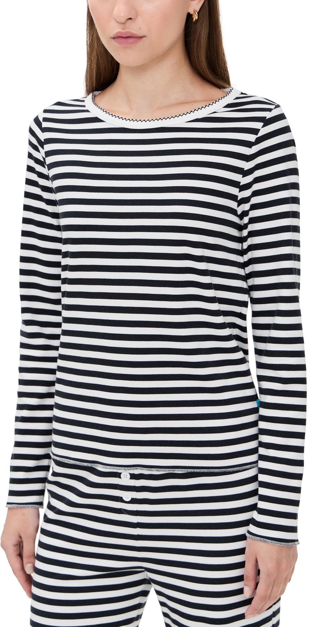 Cozyland by Morgan Lane Ellie Tee Chalk/Jet P