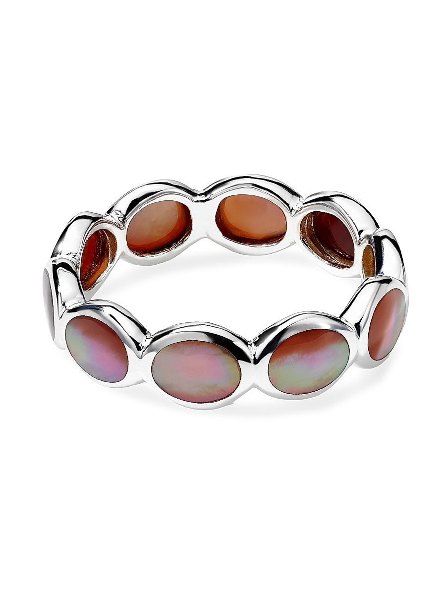 Women's Polished Rock Candy Sterling Silver & Gemstone Ring - Silver - Size 7
