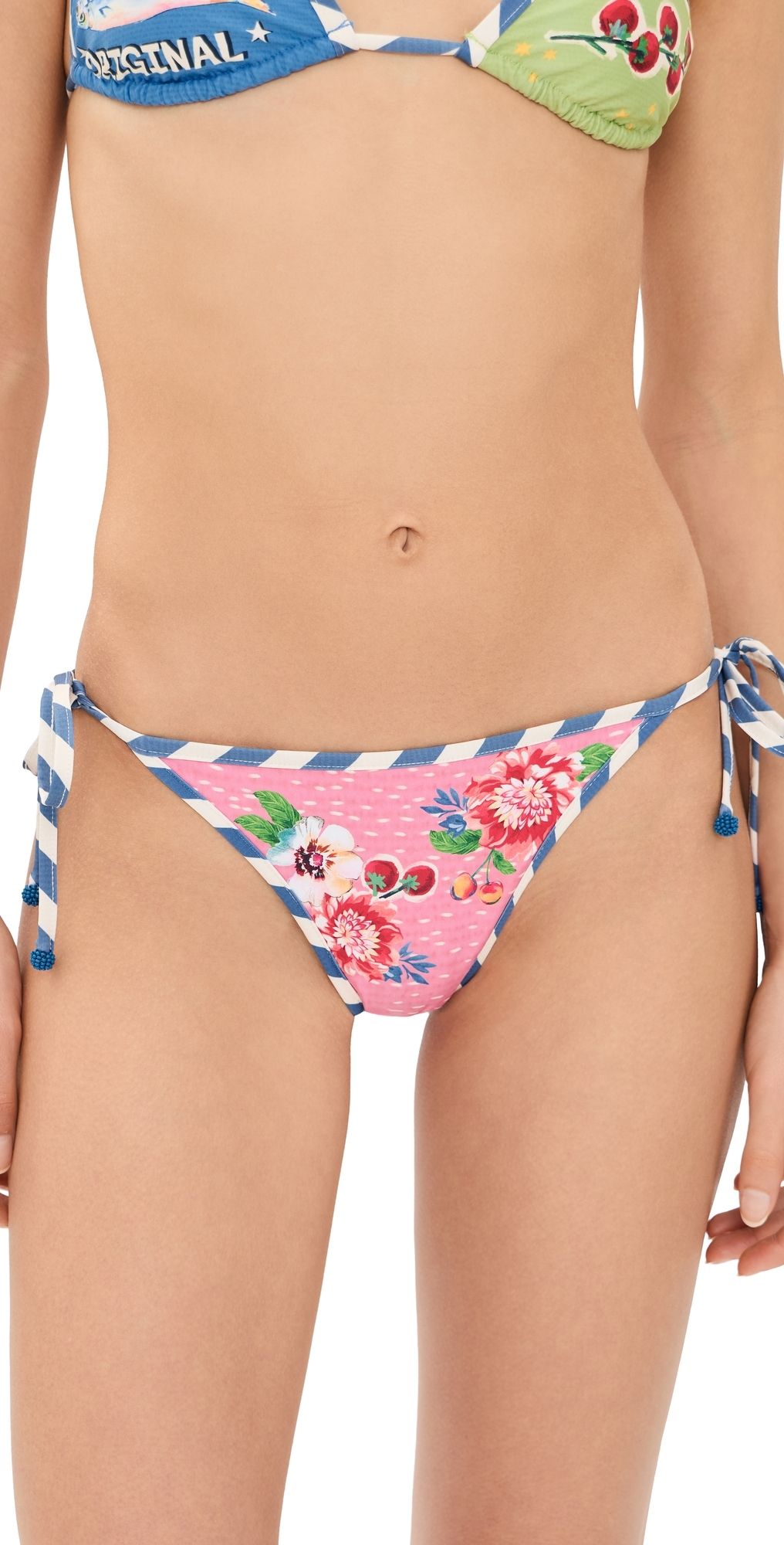 Agua Bendita Clemente Basket Reversible Bikini Bottoms Multicolor XL