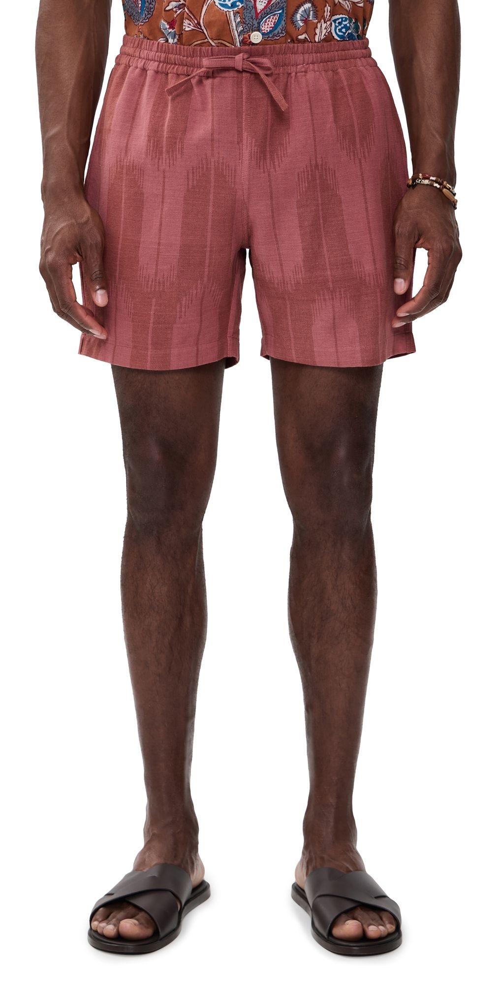 Kardo Olbia Handloom Ikat Shorts Pink M