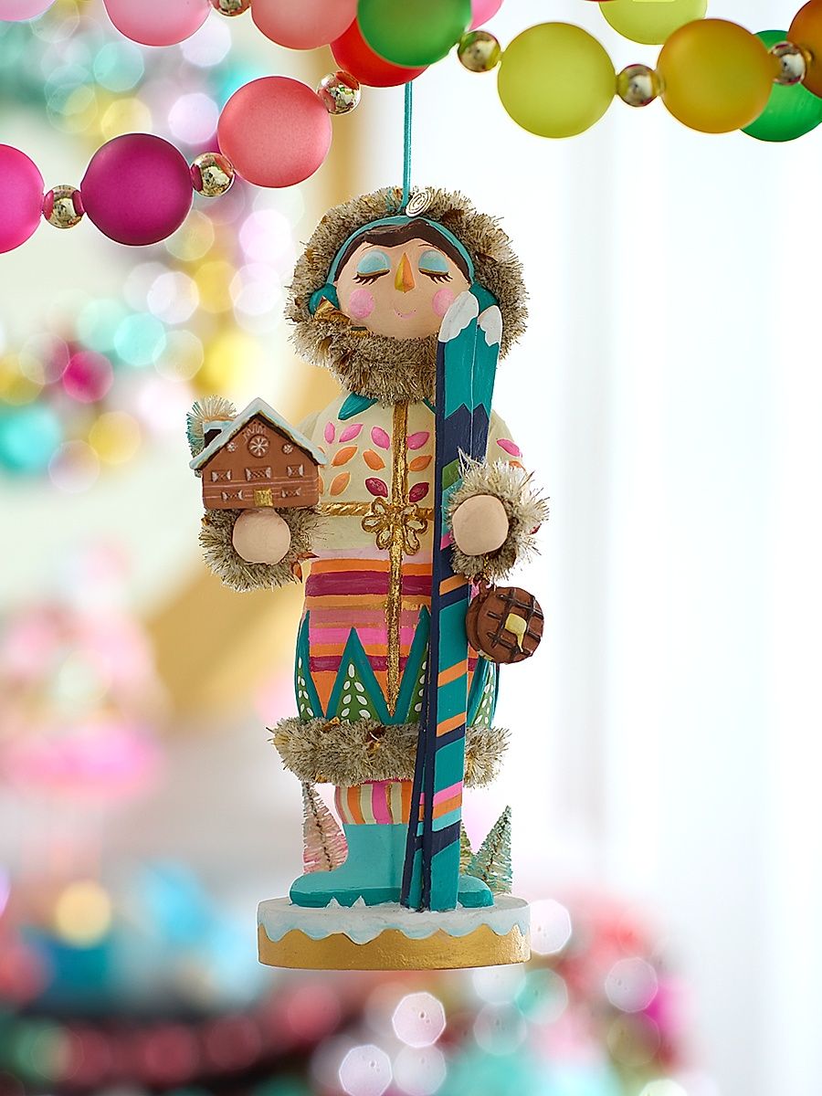 Here We Come a Waffling Beba Christmas Ornament