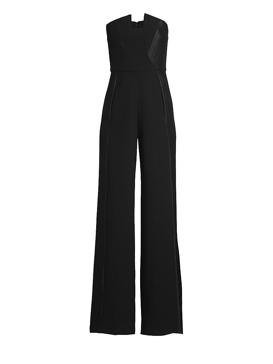 Black Halo Women's Lena Strapless Jumpsuit - Black - Size 2
