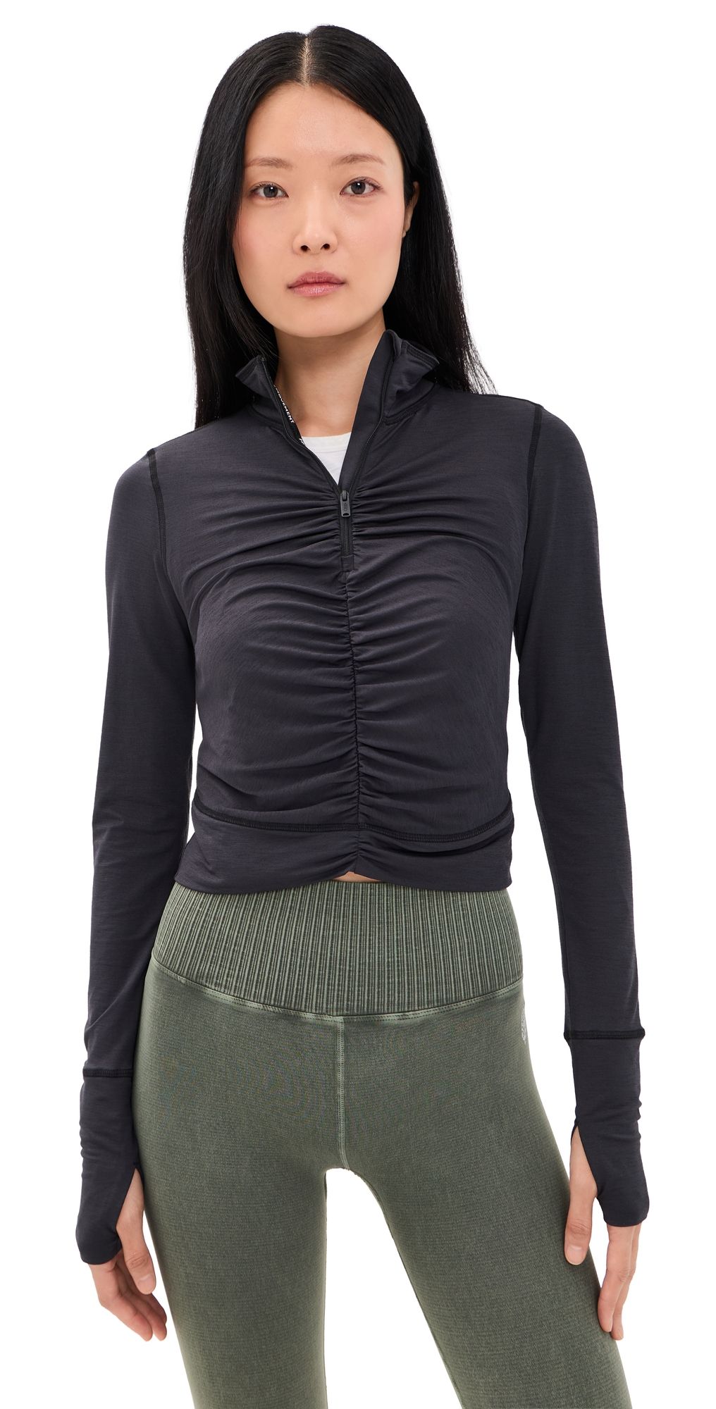 FP Movement Tempo Half Zip Tee Black S