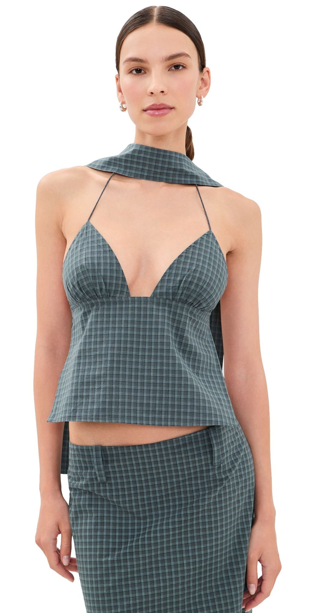 Lioness Play On Halter Top NAVY M