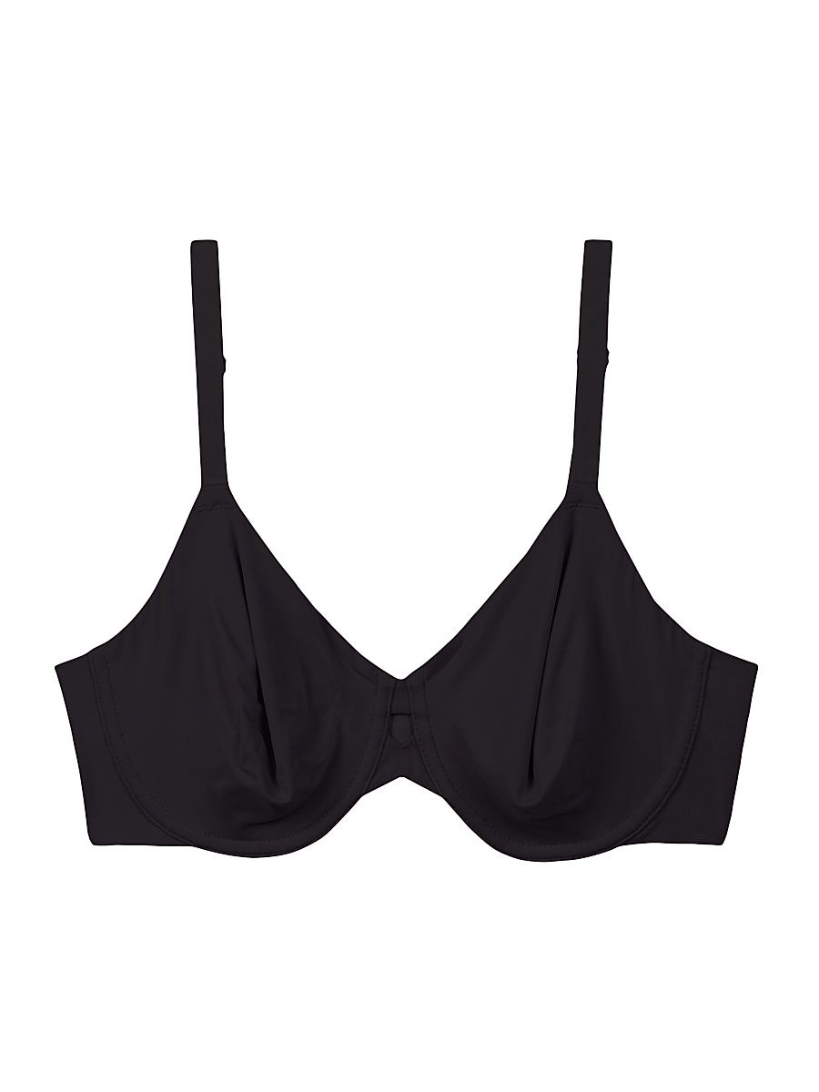 Women's Superbly Smooth Underwire Bra - Black - Size 40G