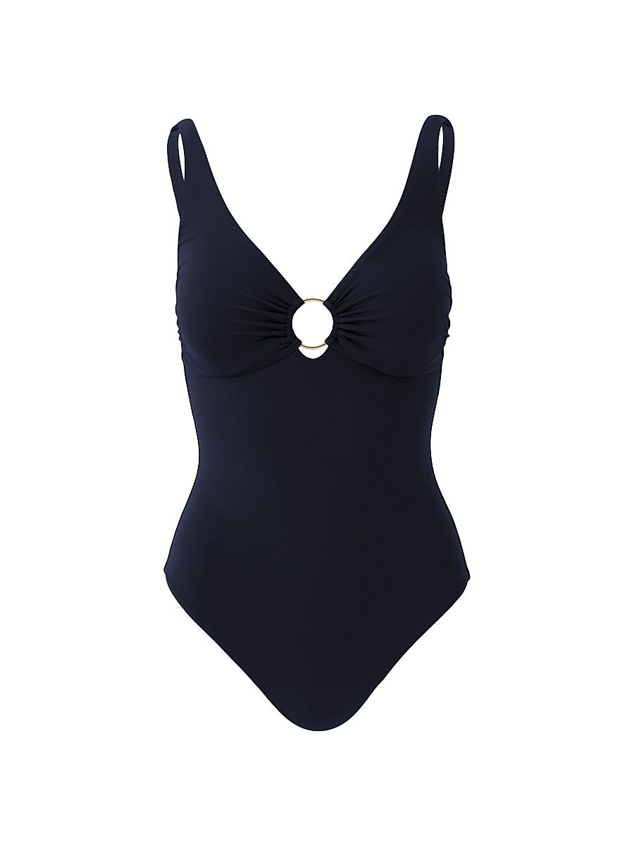 Women's Abruzzo Core Underwire One-Piece Swimsuit - Black - Size 12