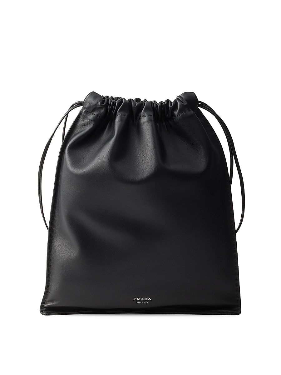 Women's Wish Nappa Leather Pouch - Black