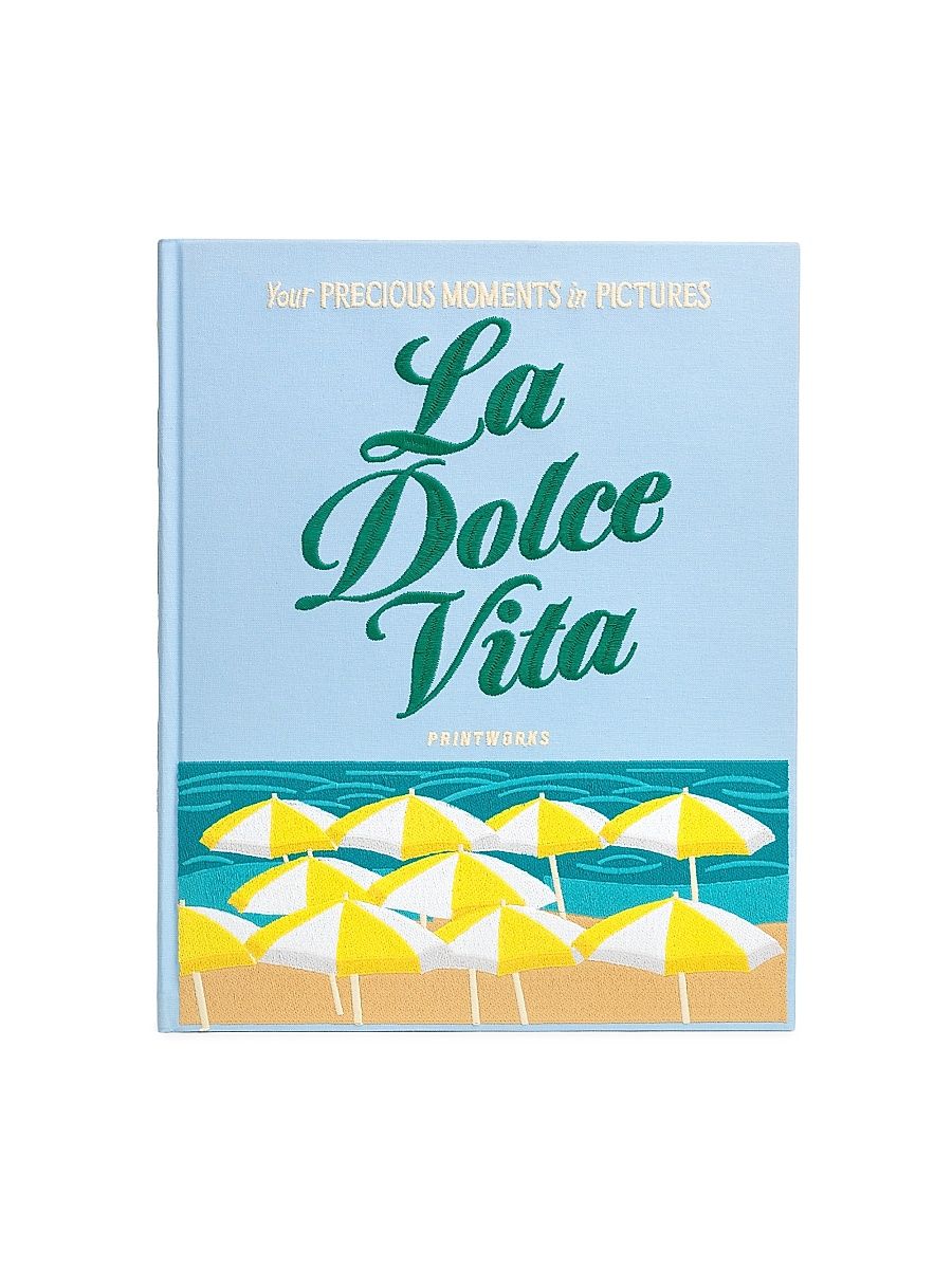 Embroidered Photo Album - Dolce Vita - Blue Multi
