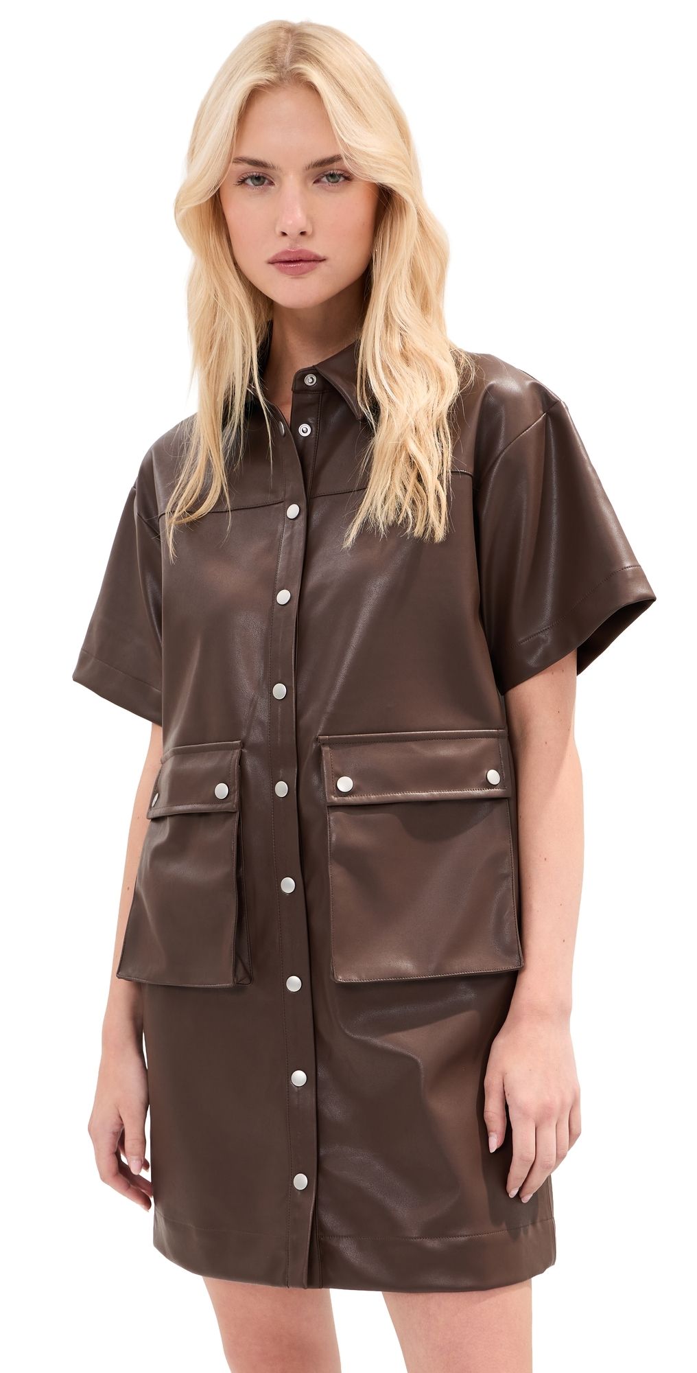 LE BOP Mariette Utility Dress Coffee XXL