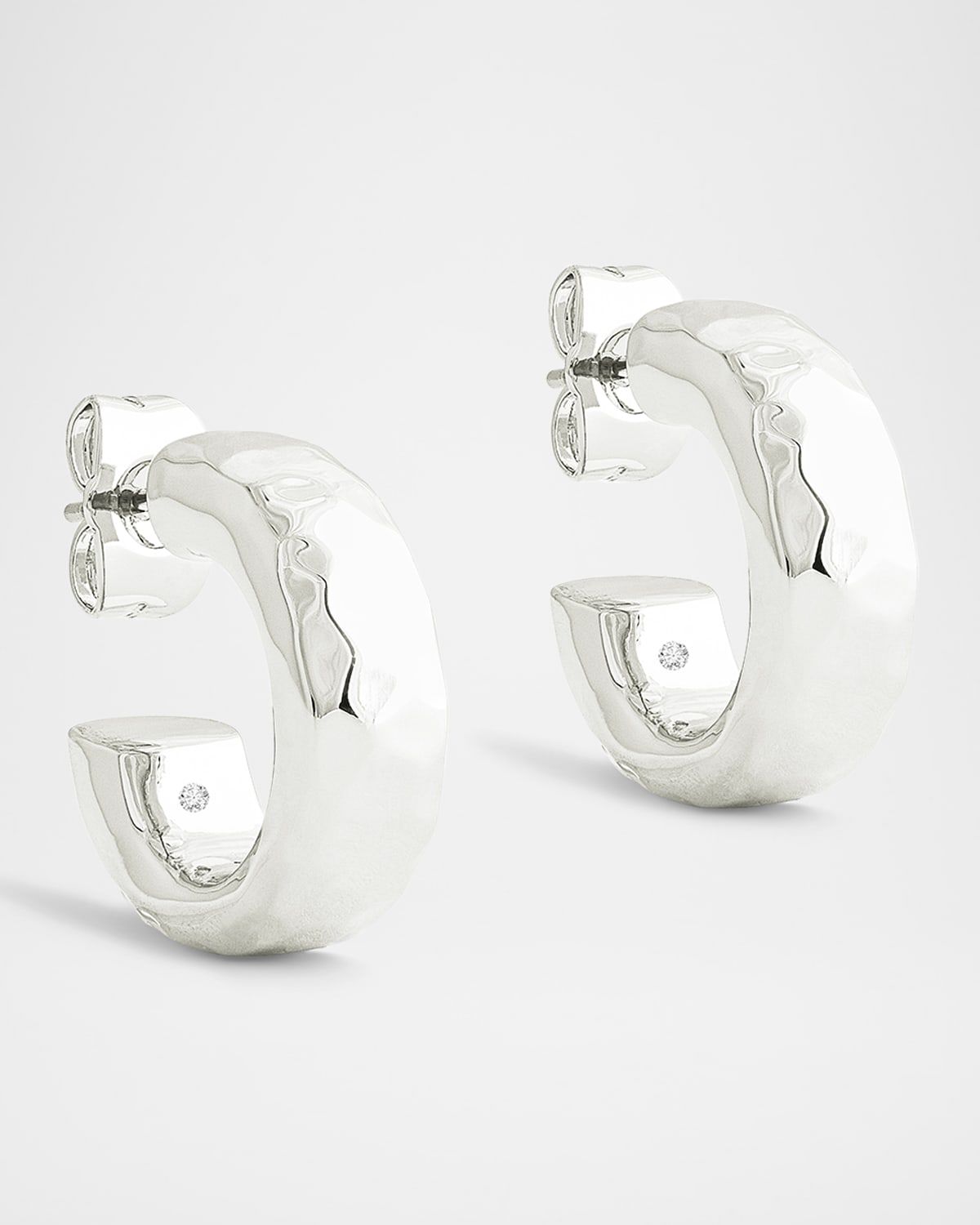 Farrier Huggie Hoop Earrings