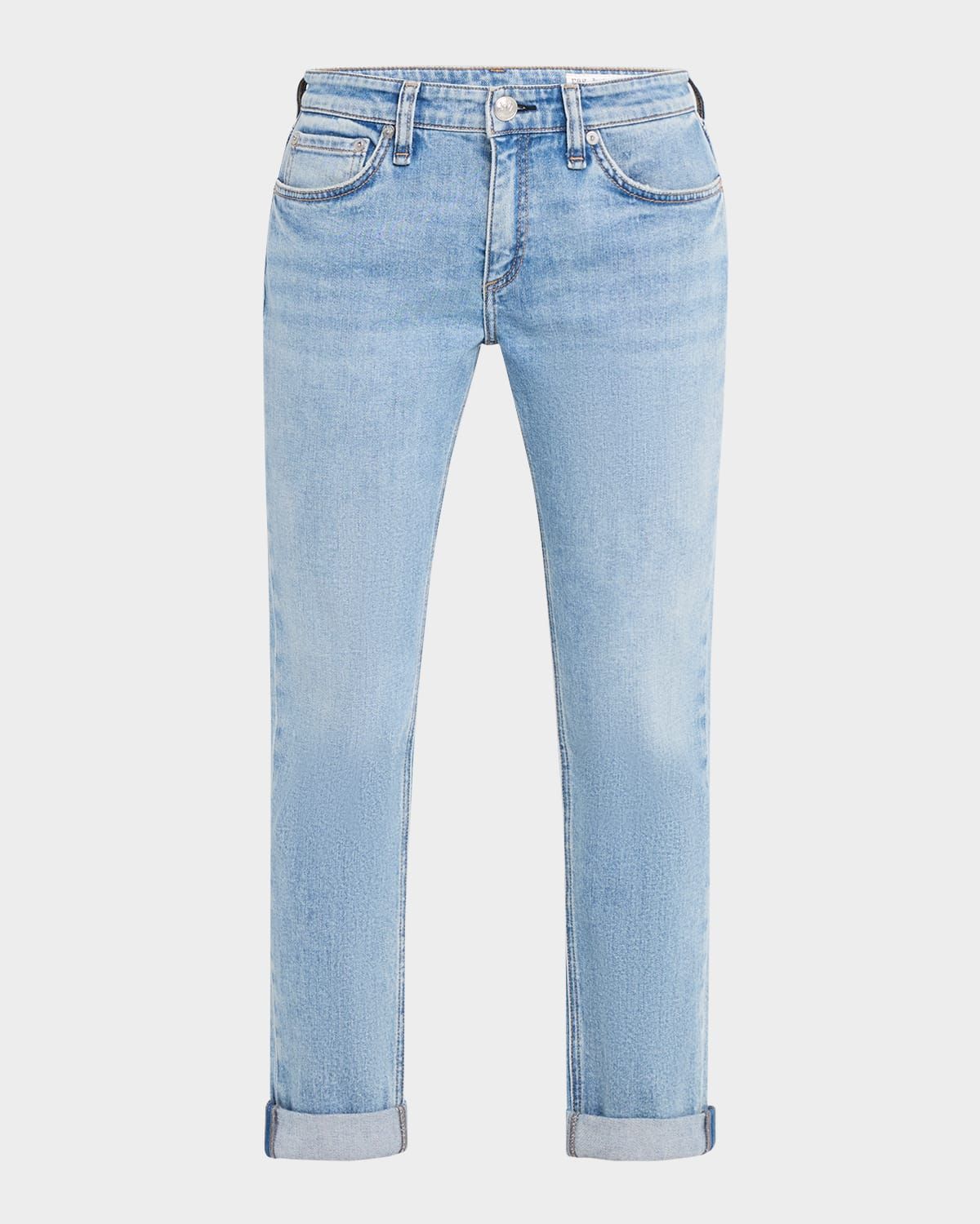 Dre Low-Rise Slim Boyfriend Jeans