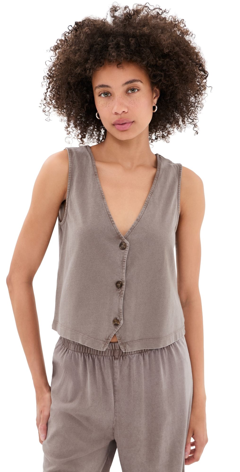 Z Supply Noelle Top Perfectly Taupe XL