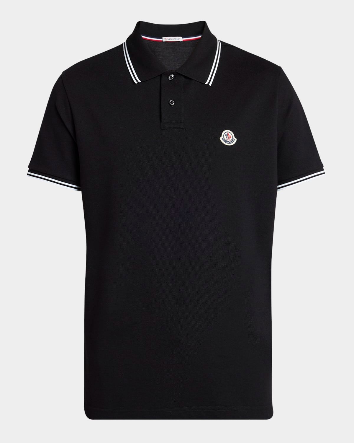 Men & apos;s Pique Logo Patch Polo Shirt