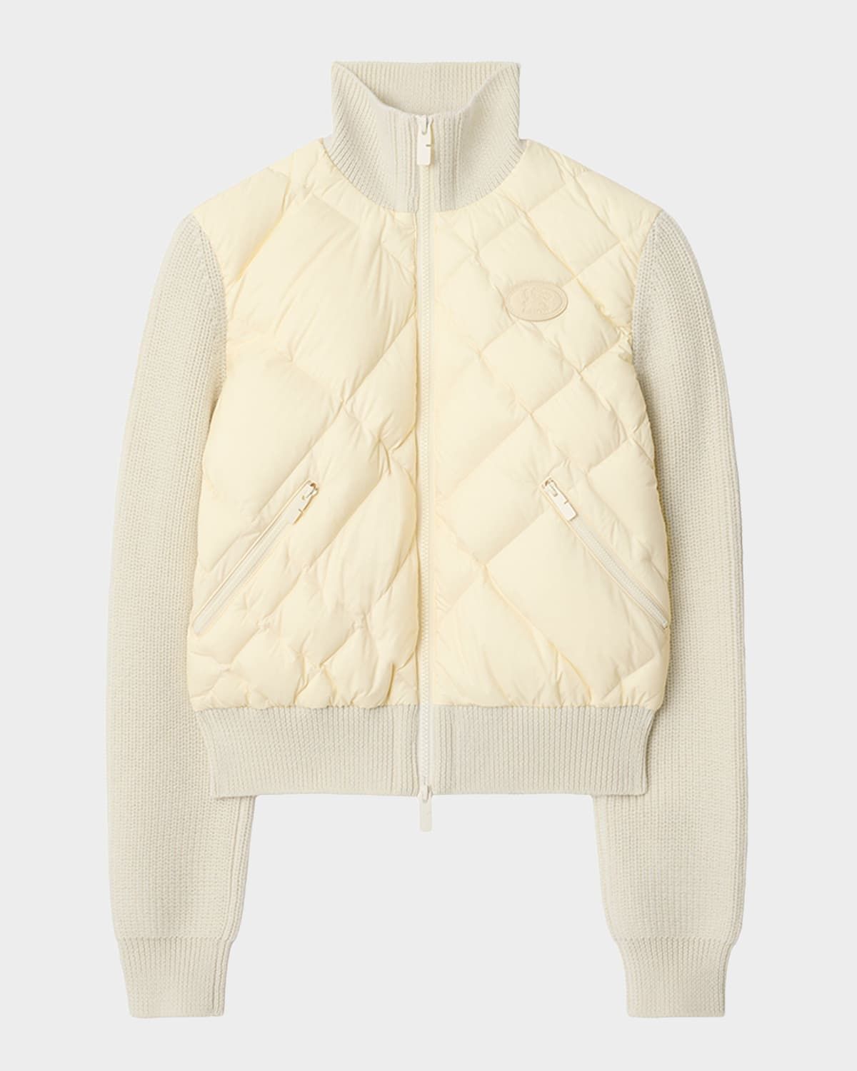 Kelsey Quilted Knit Combo Jacket