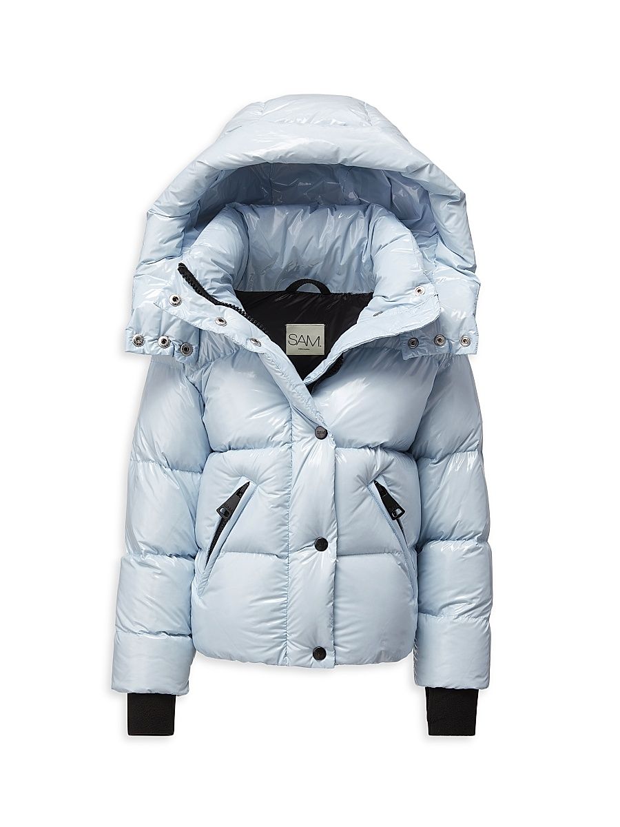 Little Girl's & Girl's Elsa Down Puffer Jacket - Frost - Size 6