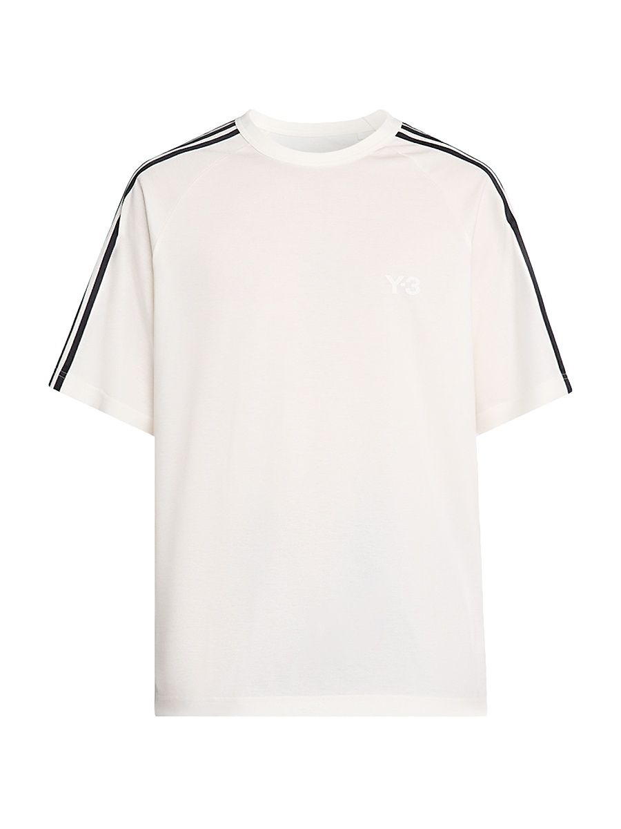 Men's Knit Raglan-Sleeve T-Shirt - White - Size XXL