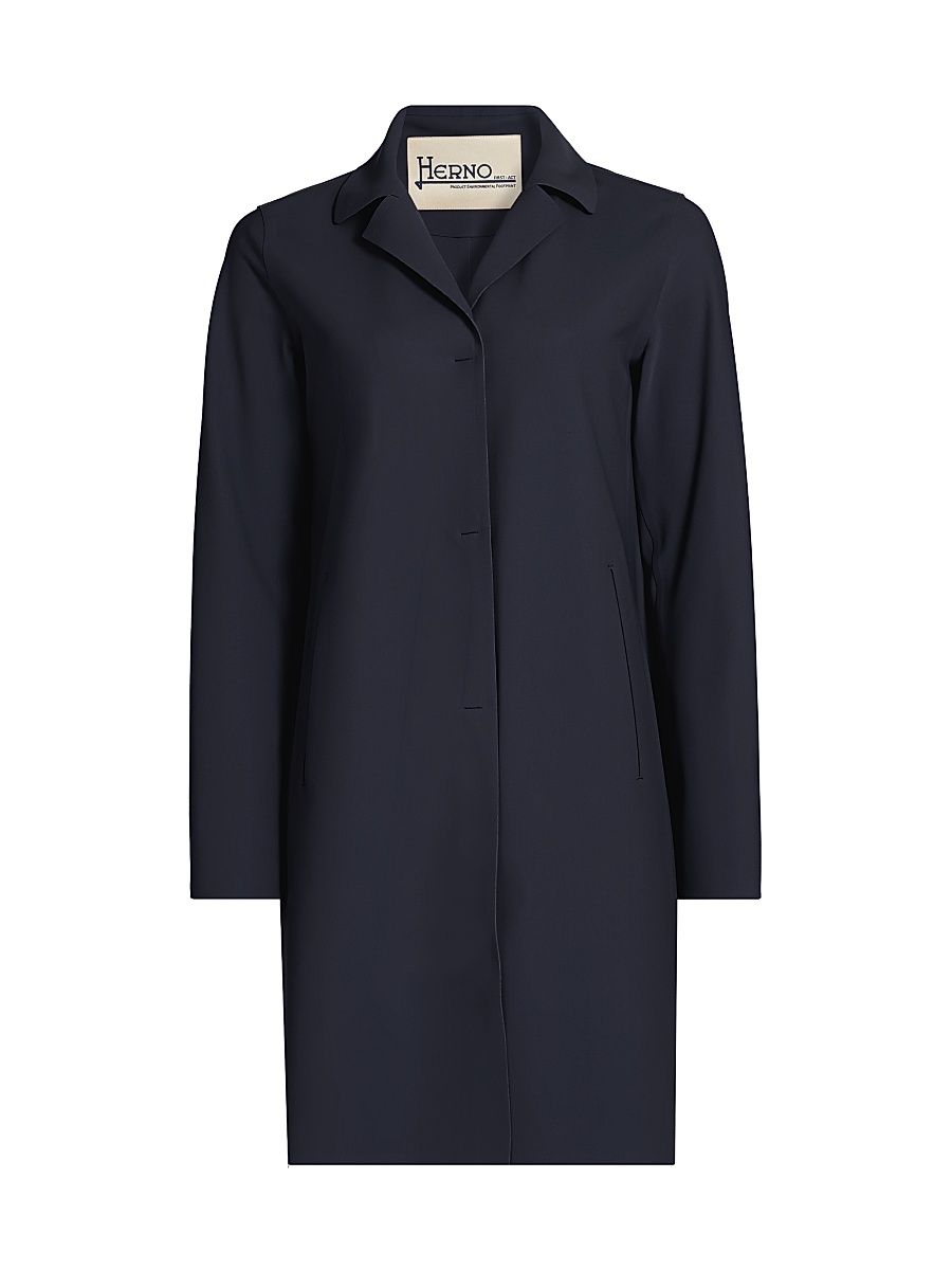 Women's Scuba Snap Front Jacket - Navy - Size 12