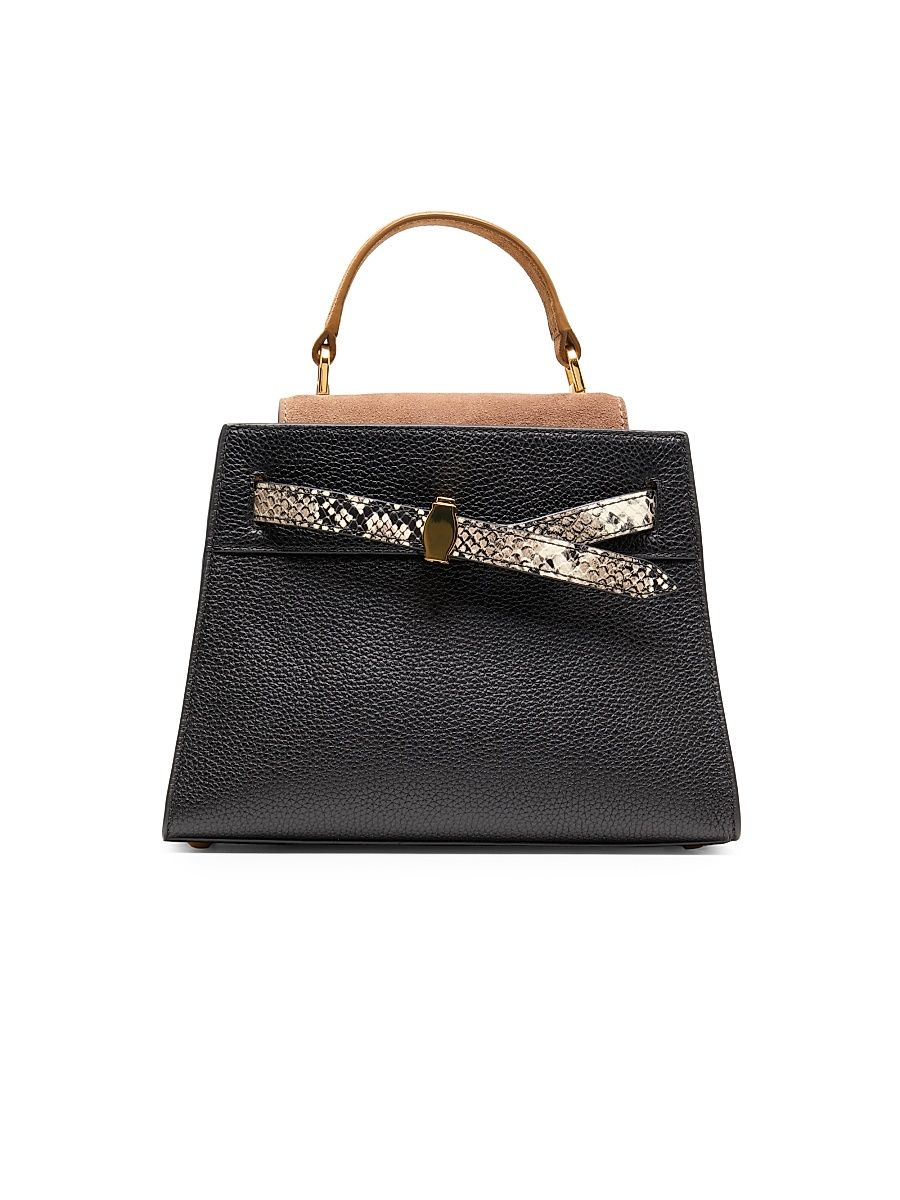 Women's Dash Colorblocked Top Handle Bag - Black