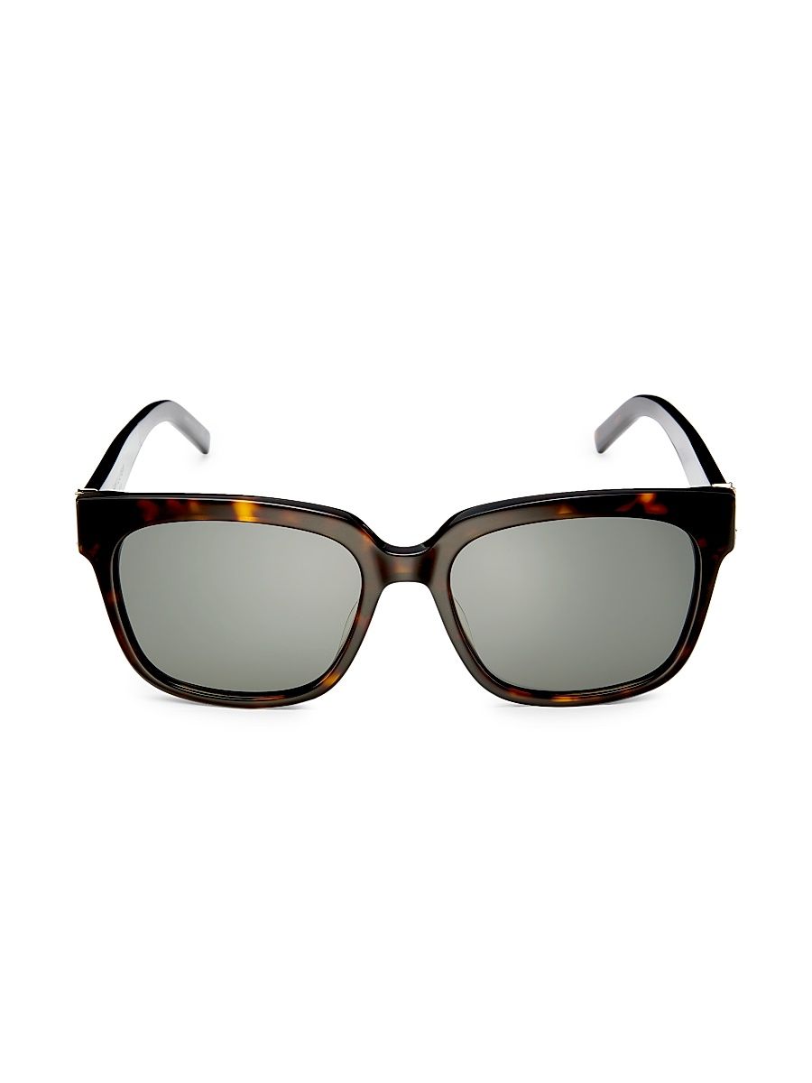 Women's 54MM Square Sunglasses - Havana