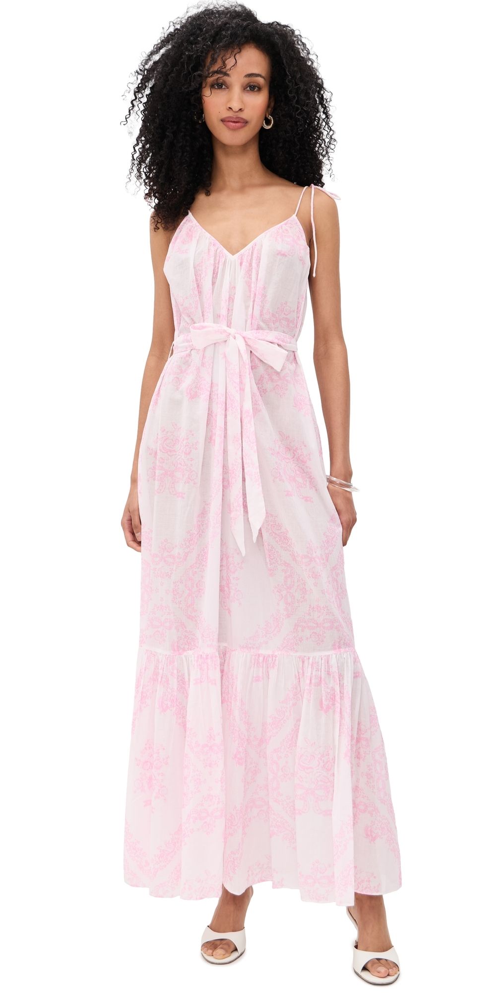 LoveShackFancy Hale Dress Ivory Heirloom M/L