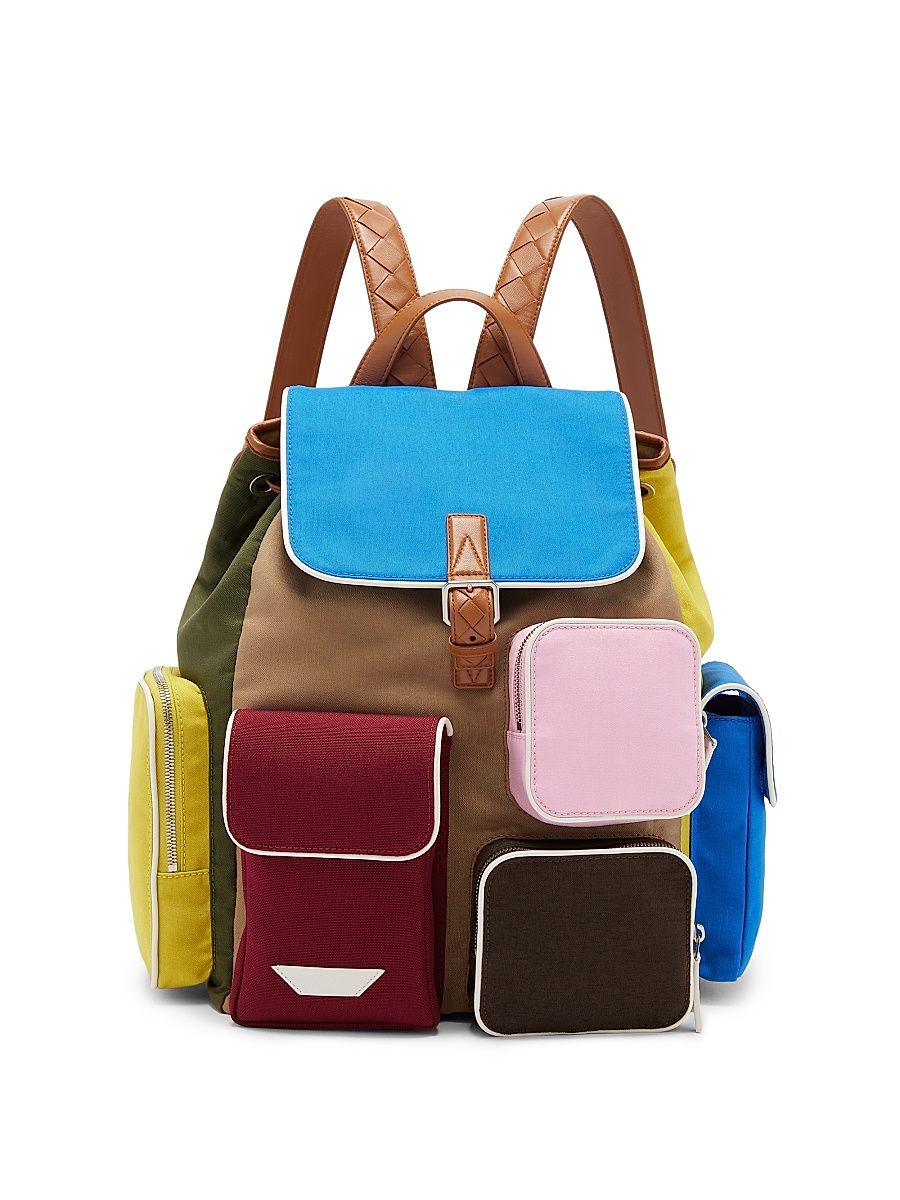 Men's Cordura Crossroad Multicolor Nylon Backpack - Contrast Mix