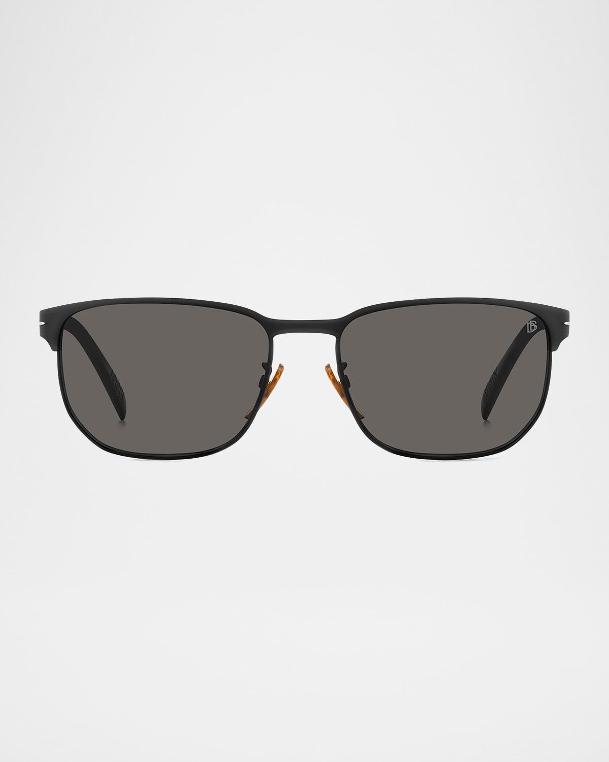 Men & apos;s Polarized Metal Rectangle Sunglasses
