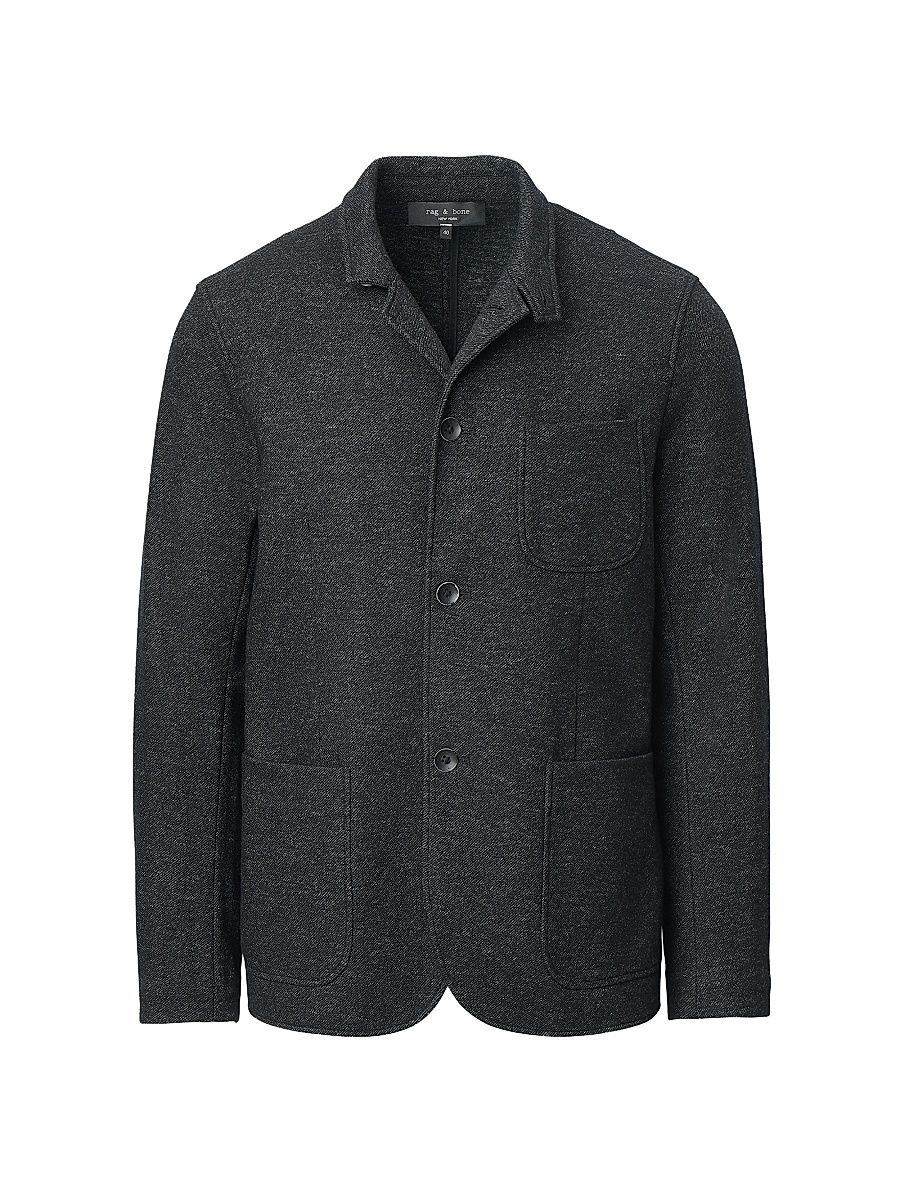 Men's Prospect Wool-Blend Twill Jacket - Dark Grey - Size 42