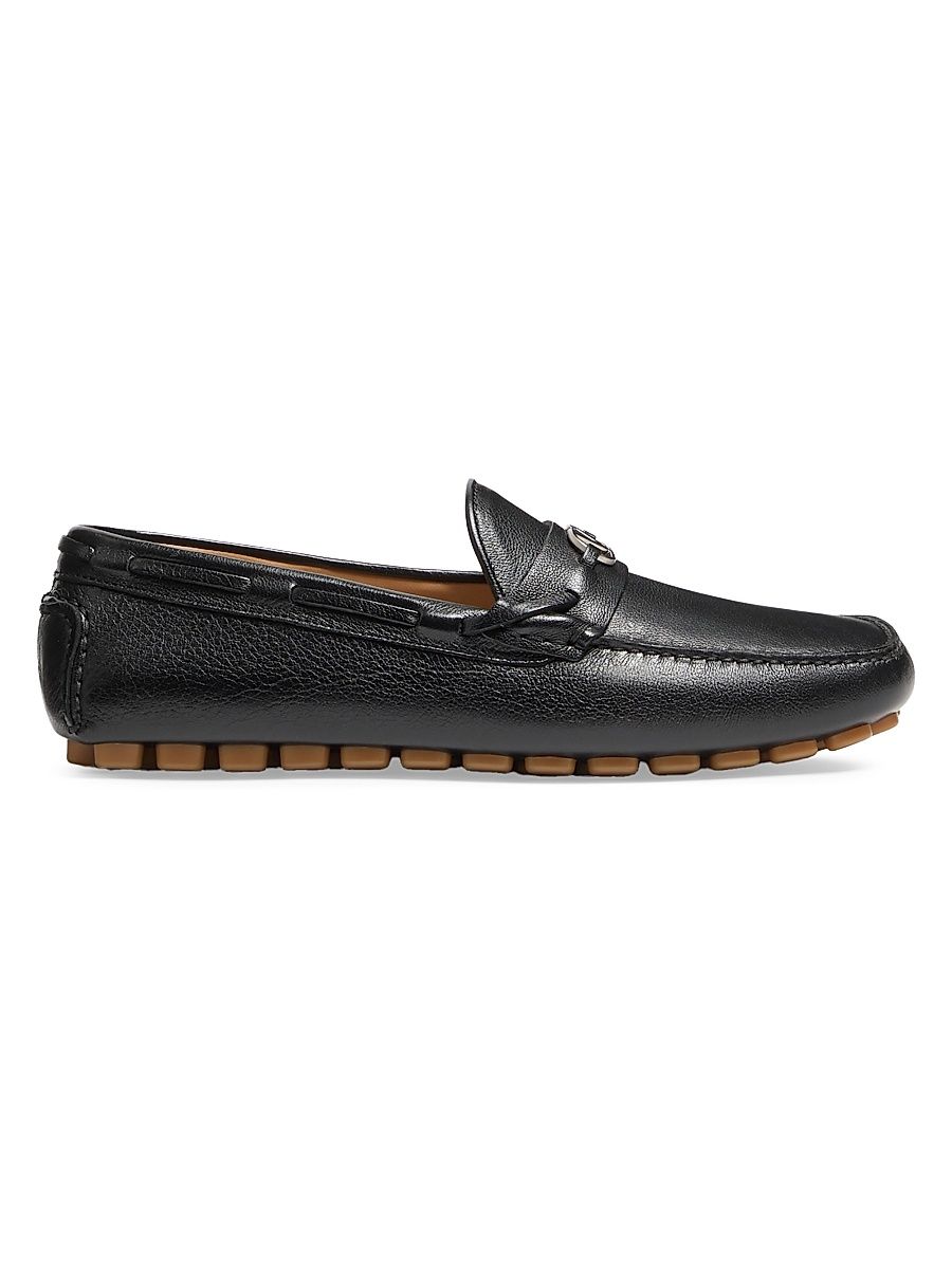 Men's Driver Fastaway Buffalo Loafers - Black - Size 13
