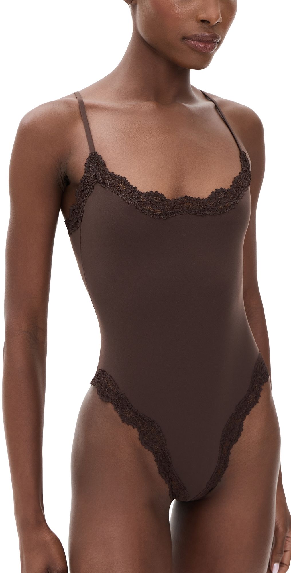 SKIMS Cami Bodysuit Espresso S