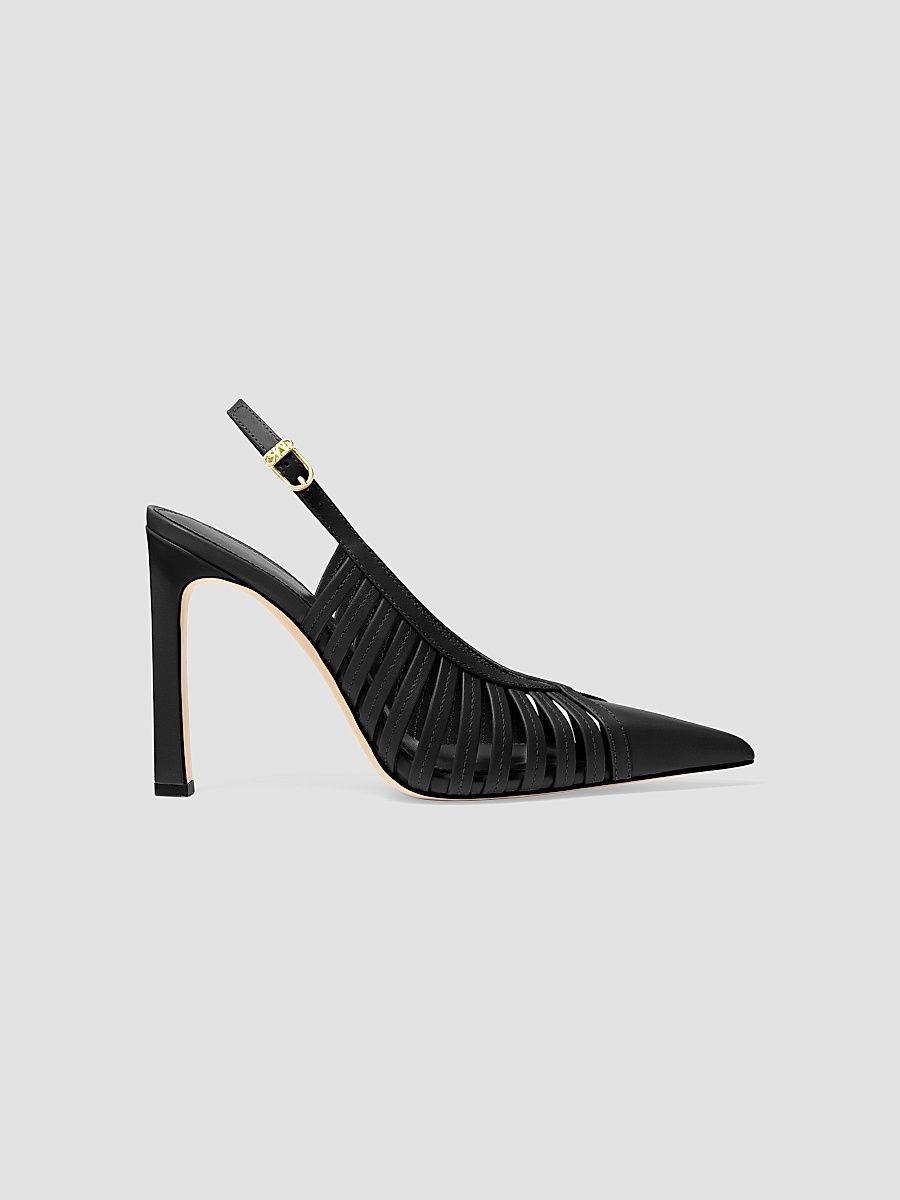 Women's Adriana 100MM Slingback Pumps - Black - Size 5