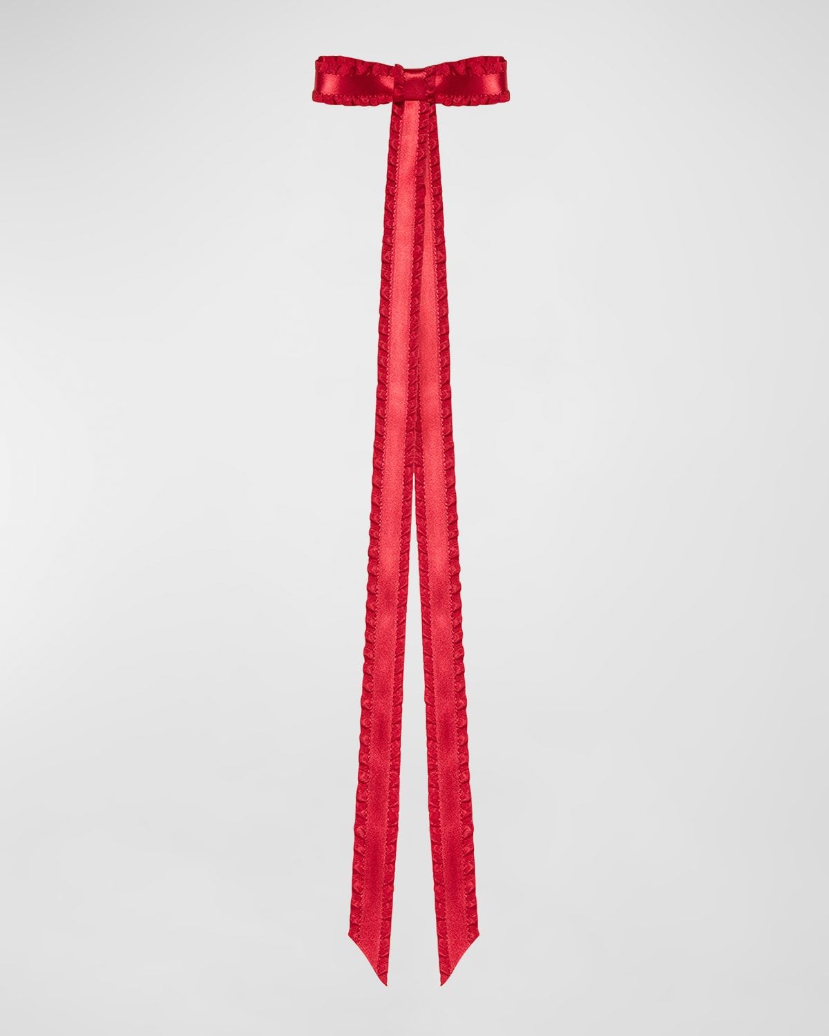 Mabel Pleated Bow Barrette