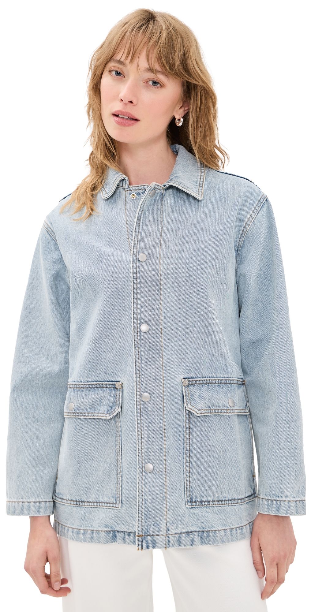 Still Here Barn Jacket Vintage Blue XS