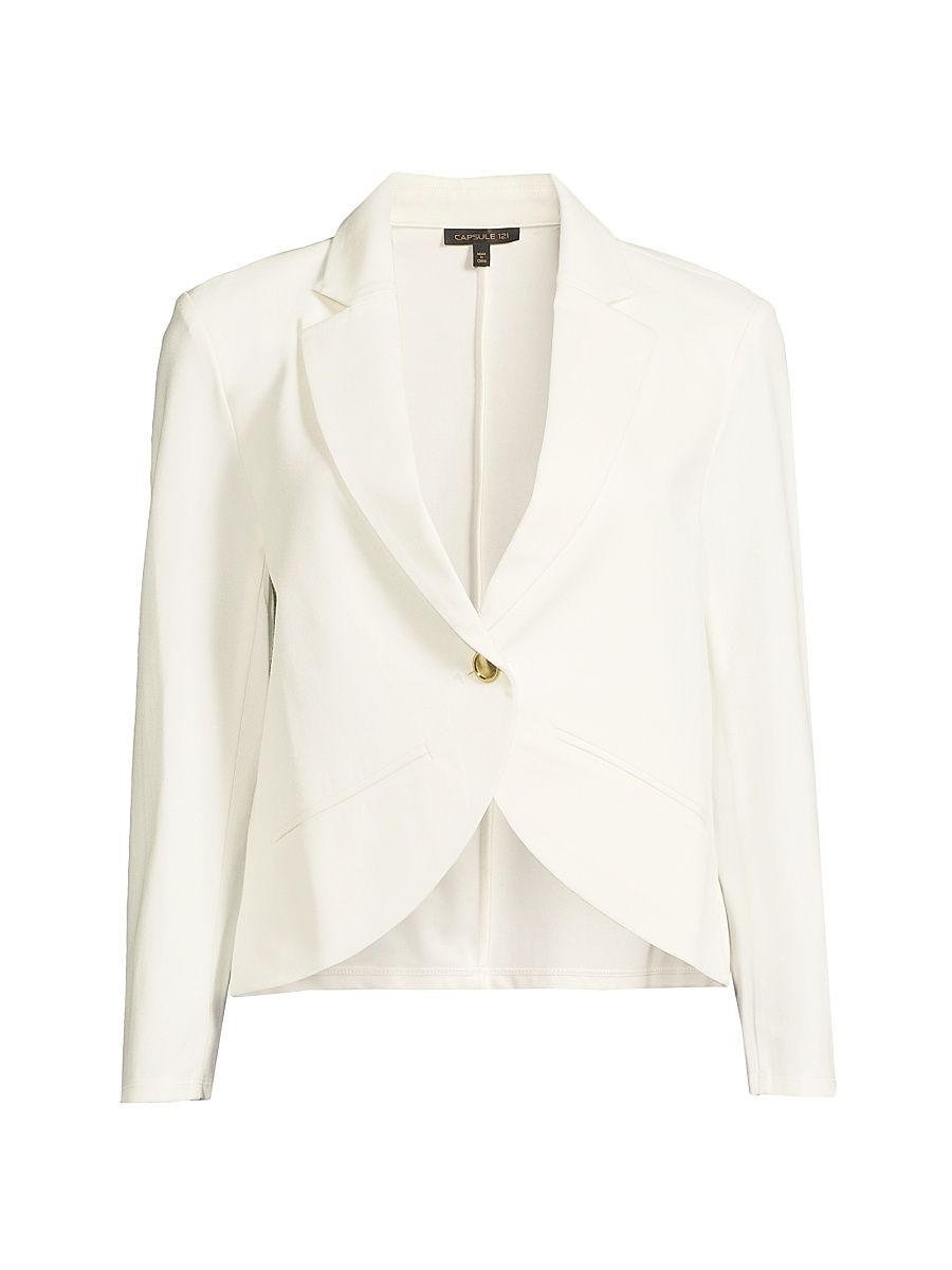 Women's The Heat Single-Breasted Jacket - Ivory - Size Medium